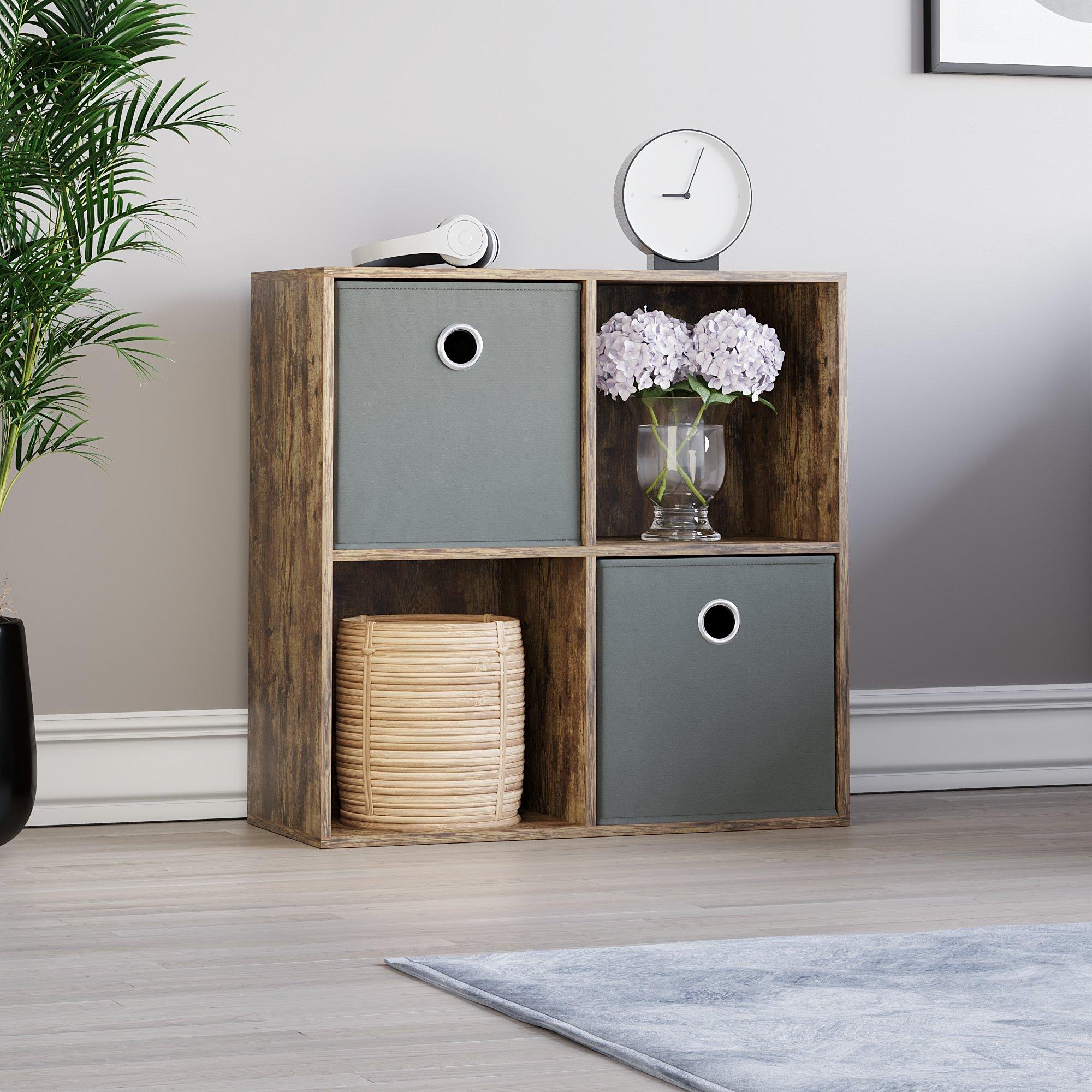 2x2 Cube Storage Unit DB + Set of 2 Storage Cubes