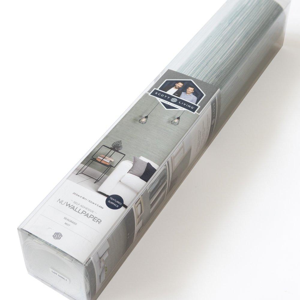 Pale Blue - Wall Pops - Self Adhesive Wallpaper Seagrass Mist - 3