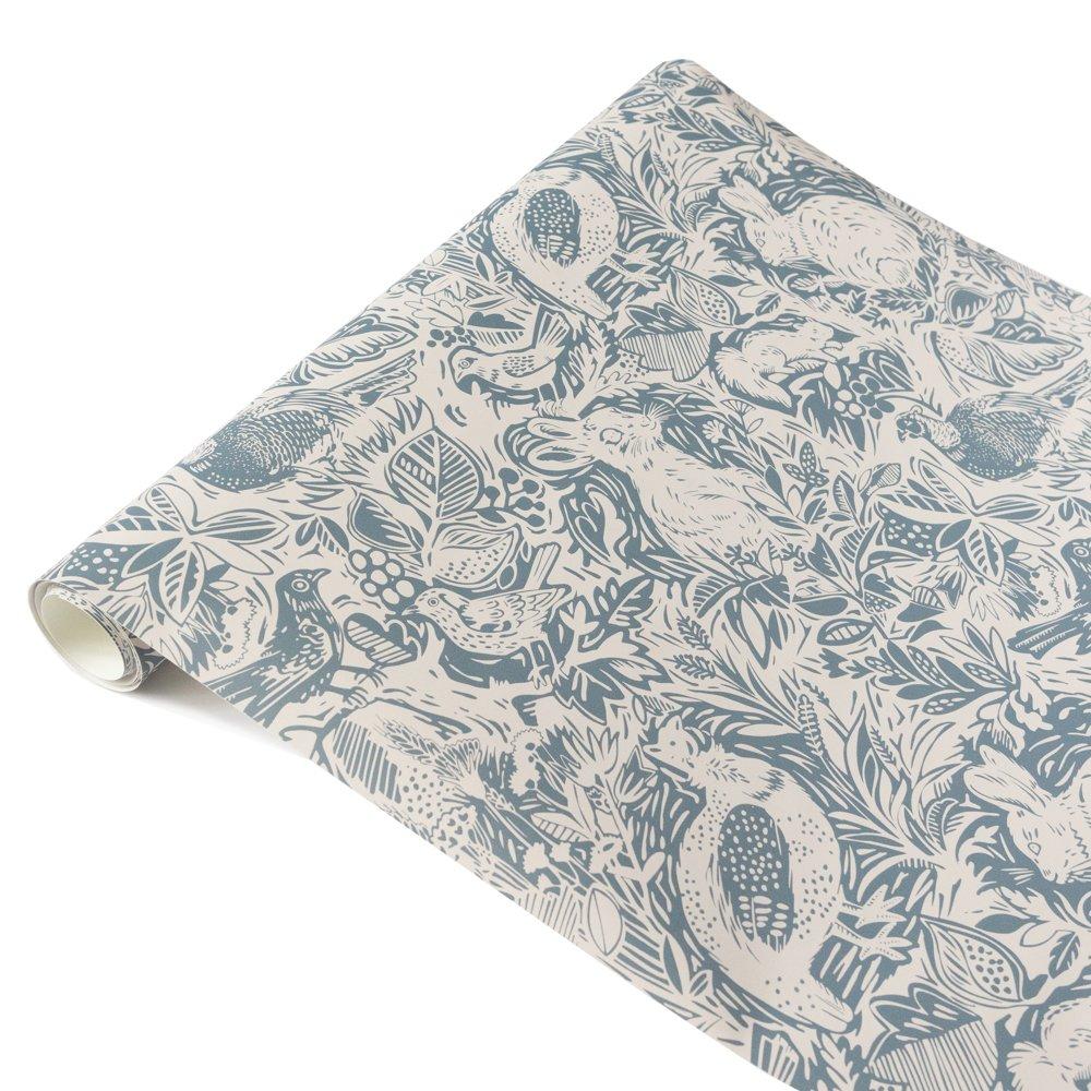 Blue - Wall Pops - Self Adhesive Wallpaper Terrene Blue - 2