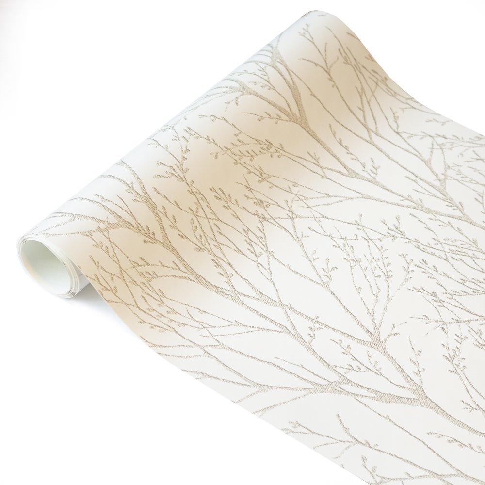 Pale Grey - Wall Pops - Self Adhesive Wallpaper Treetops - 2