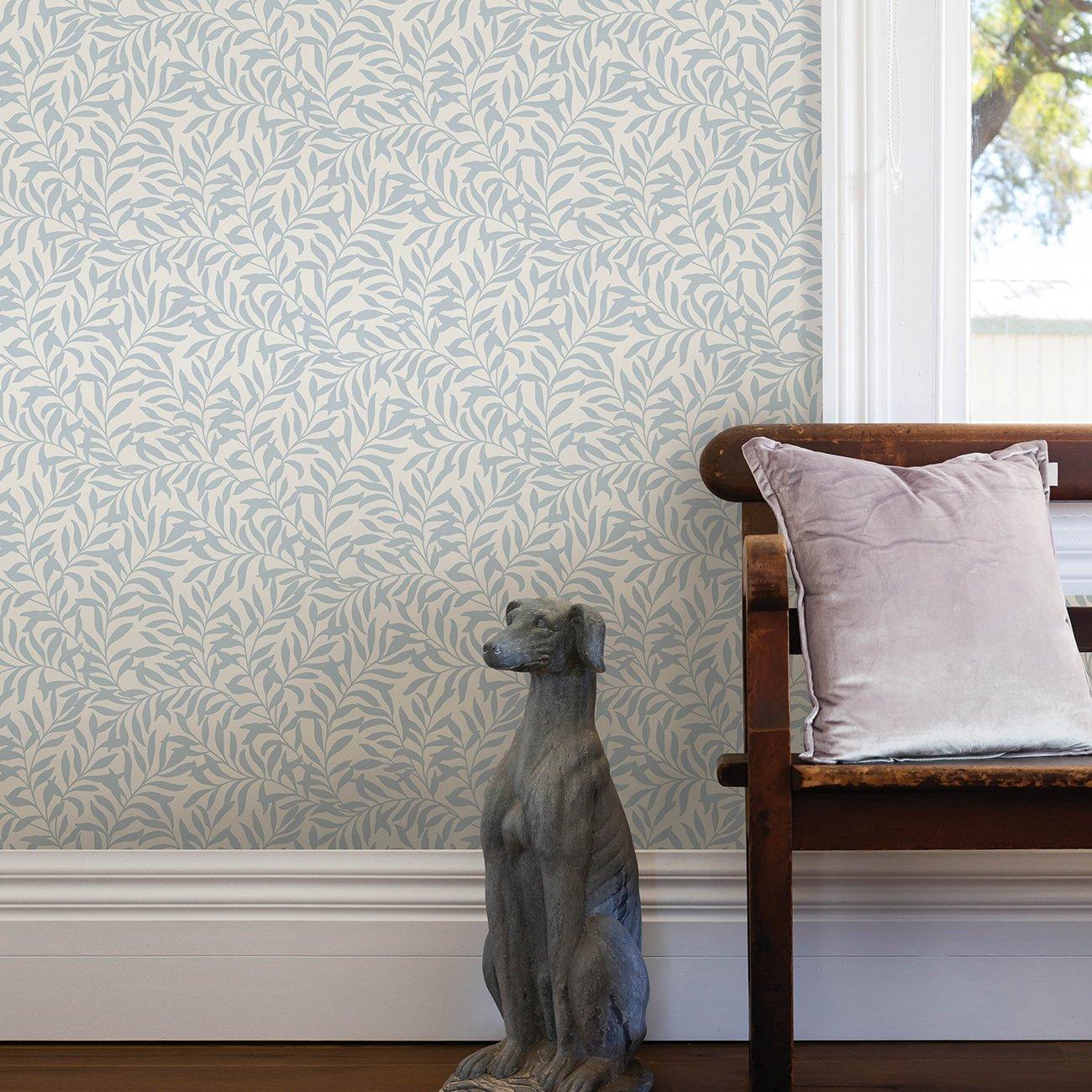 Wall Pops  Self Adhesive Wallpaper Wisley Blue - 52CMX5.49M