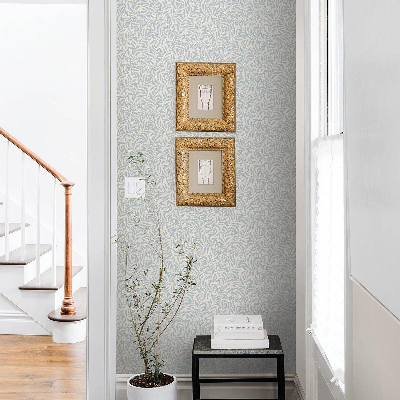 Wall Pops Self Adhesive Wallpaper Wisley Blue | Sports Direct