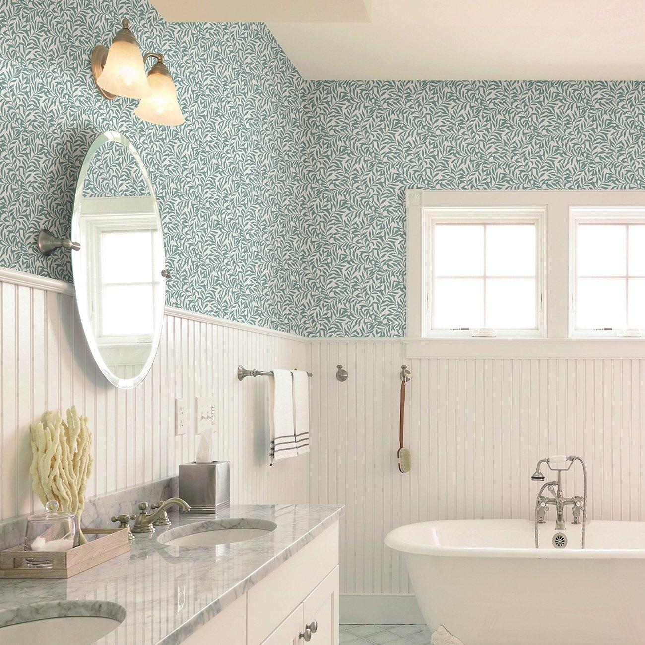 Green - Wall Pops - Self Adhesive Wallpaper Wisley Spruce - 4