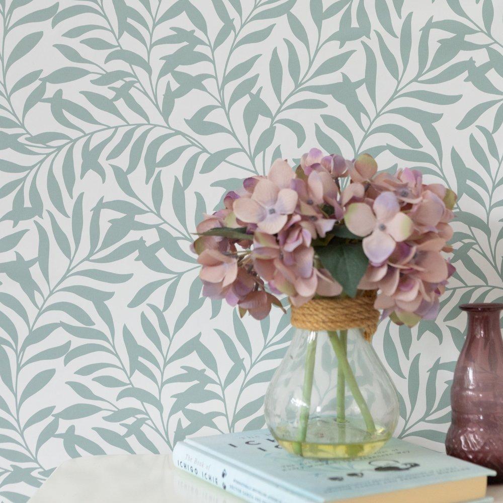 Green - Wall Pops - Self Adhesive Wallpaper Wisley Spruce - 5