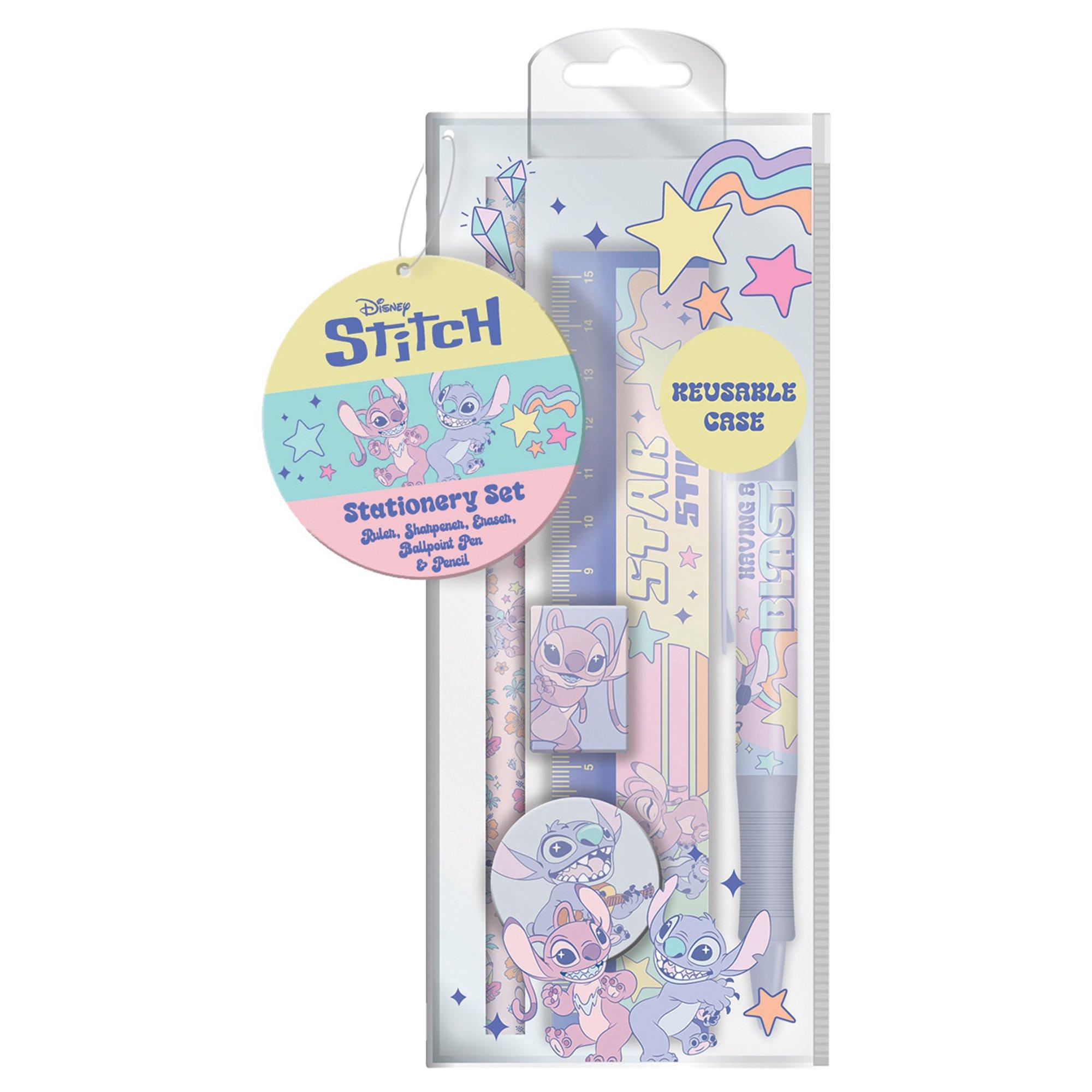 Character  Kids 5 Piece Stationery Set - Lilo & Stitch