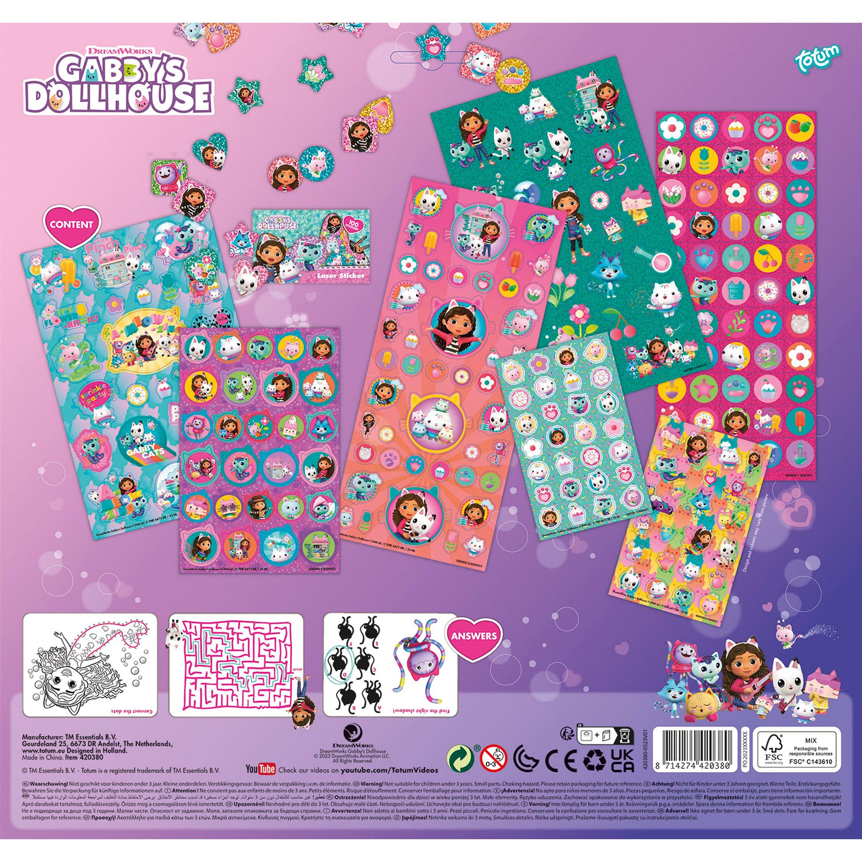 Totum  Kids Gabby's Dollhouse Super Sticker Set - 