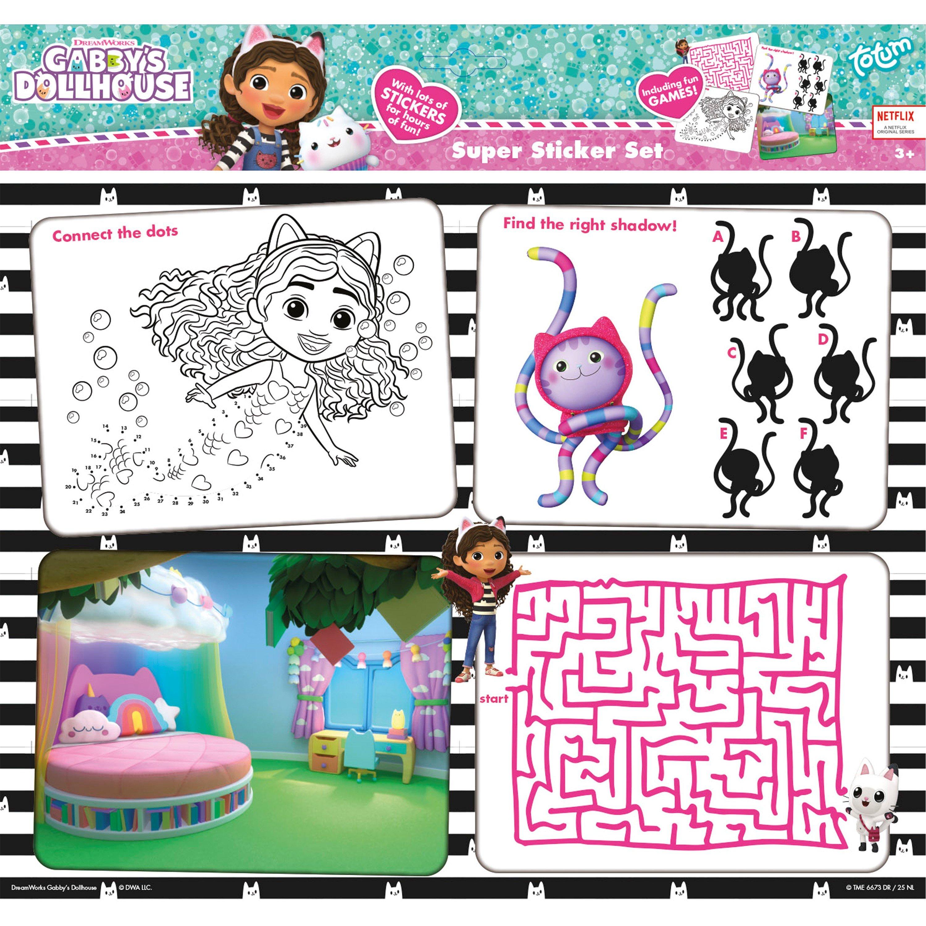 Multi - totum - Gabby's Dollhouse Super Sticker Set - 4