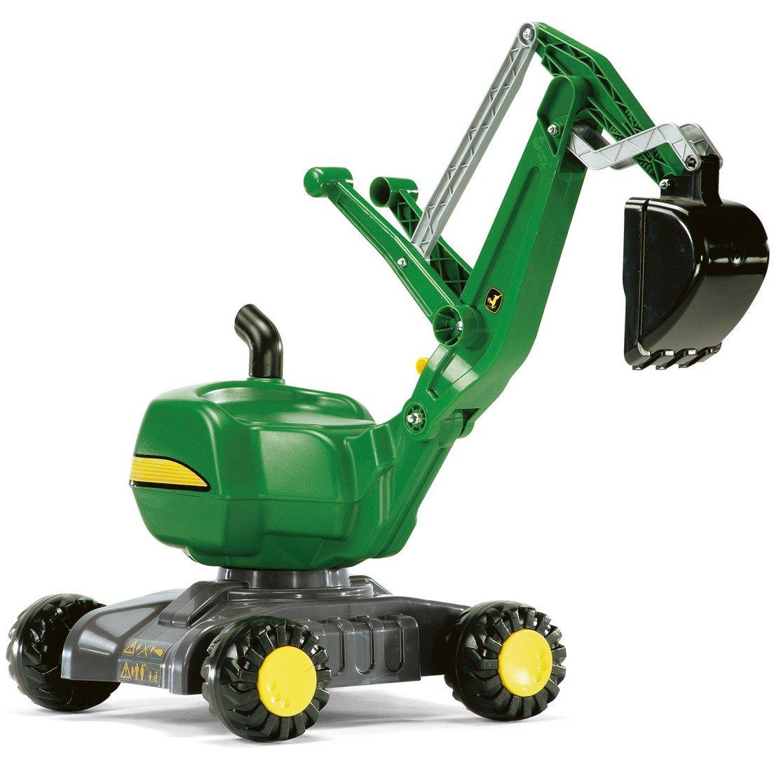 Green - rolly toys - John Deere Mobile 360 Degree Excavator - 1