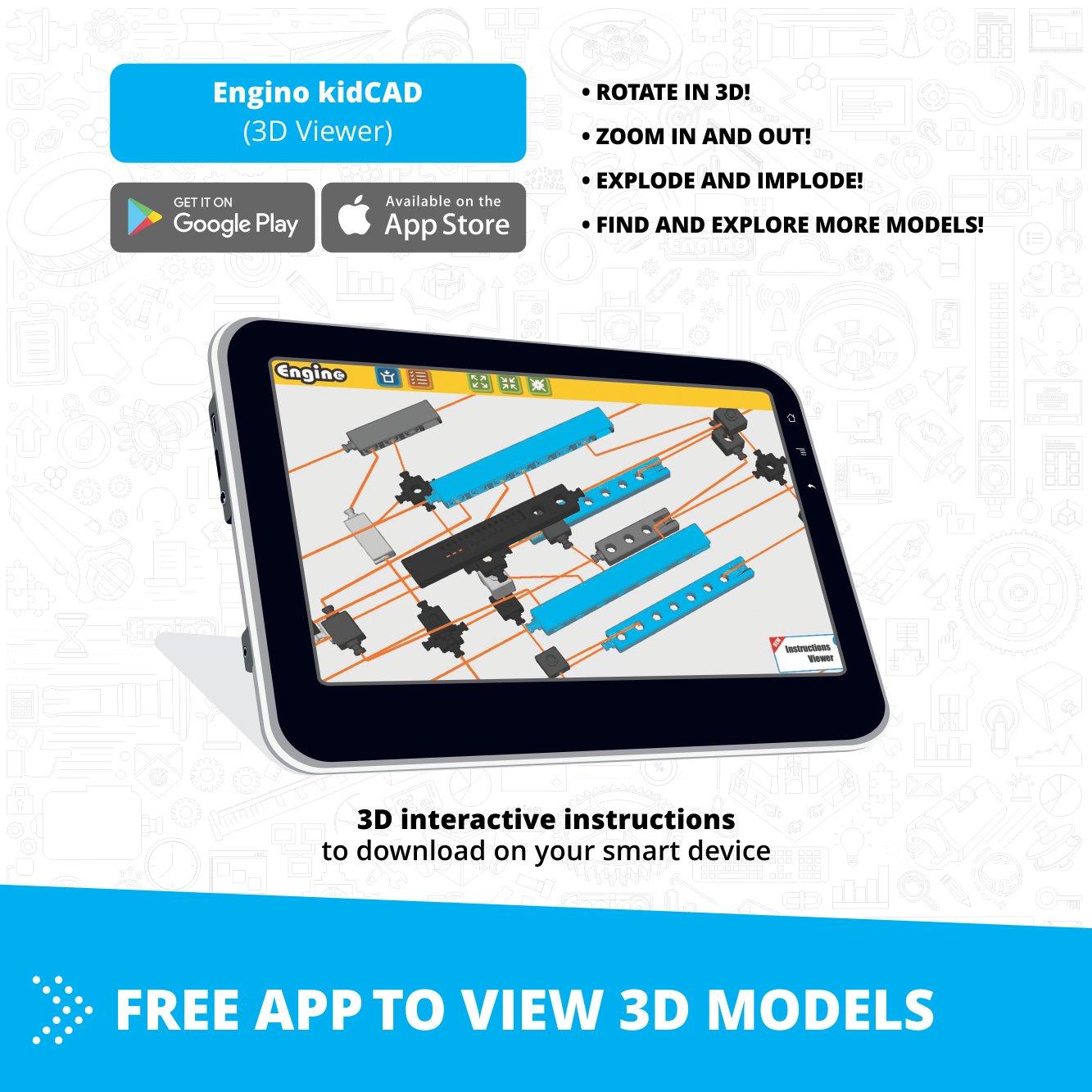 Engino Inventor Mechanics Speed Racer - 5 Models | Sports Direct