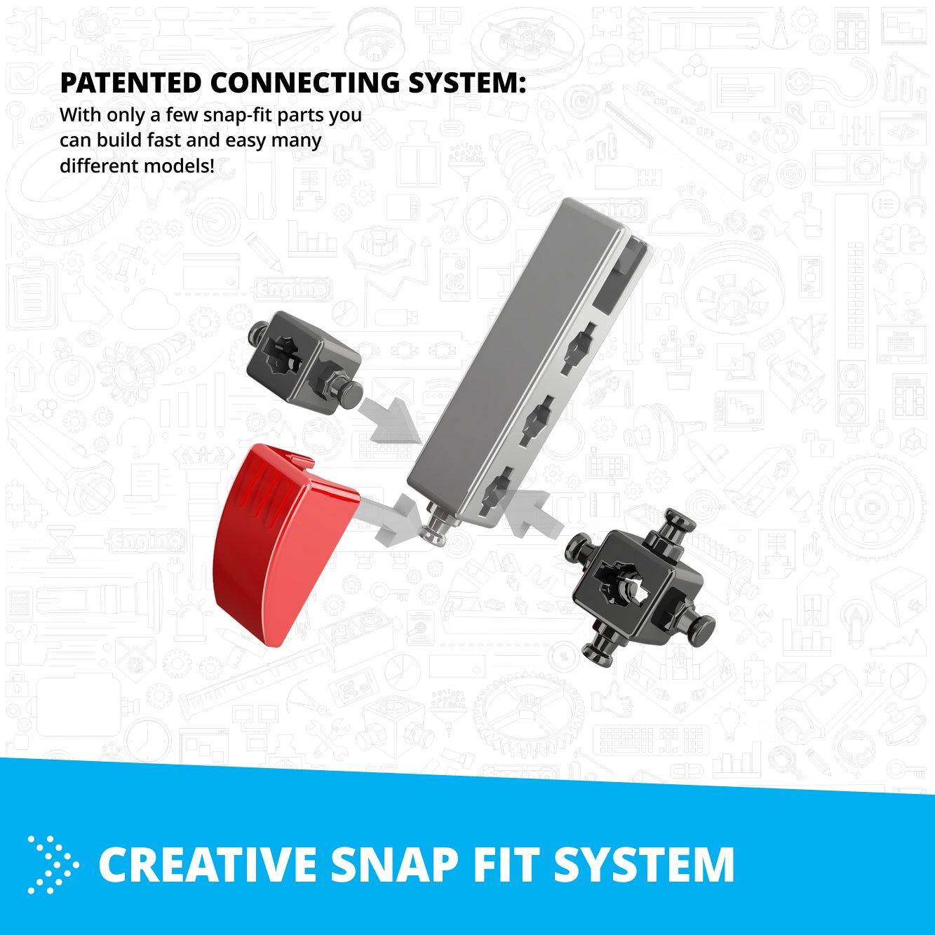 Multi - Engino - Inventor Mechanics Speed Racer - 5 Models - 6