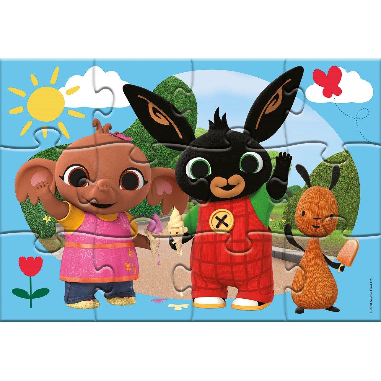 No Colour - totum - Bing 2 x 12 Piece Jigsaw Puzzle - 2