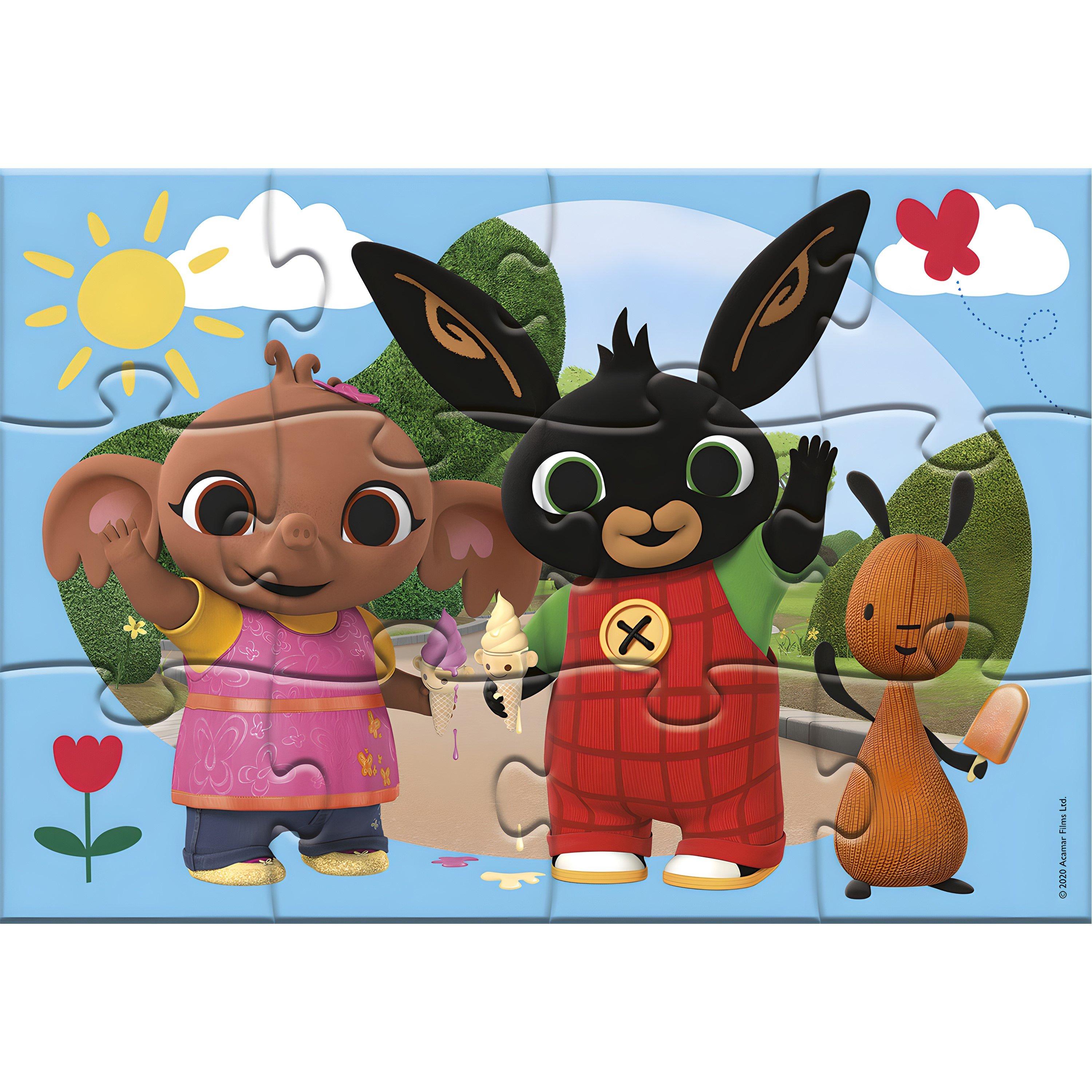 No Colour - totum - Bing 2 x 12 Piece Jigsaw Puzzle - 4