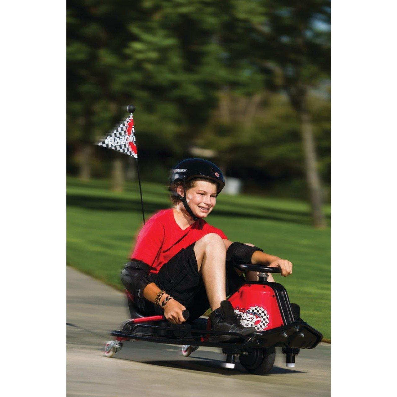 Red/Blue - Razor - Crazy Cart - Red/Black 24 volt - 2