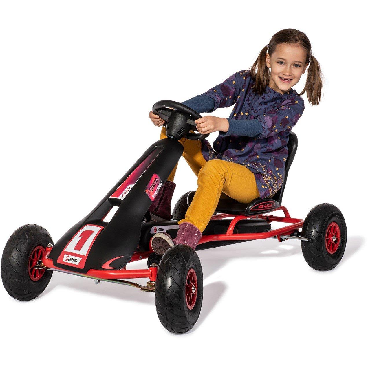 Red - Ferbedo - Ferbedo AR8R Go Kart - Red and Black - 6
