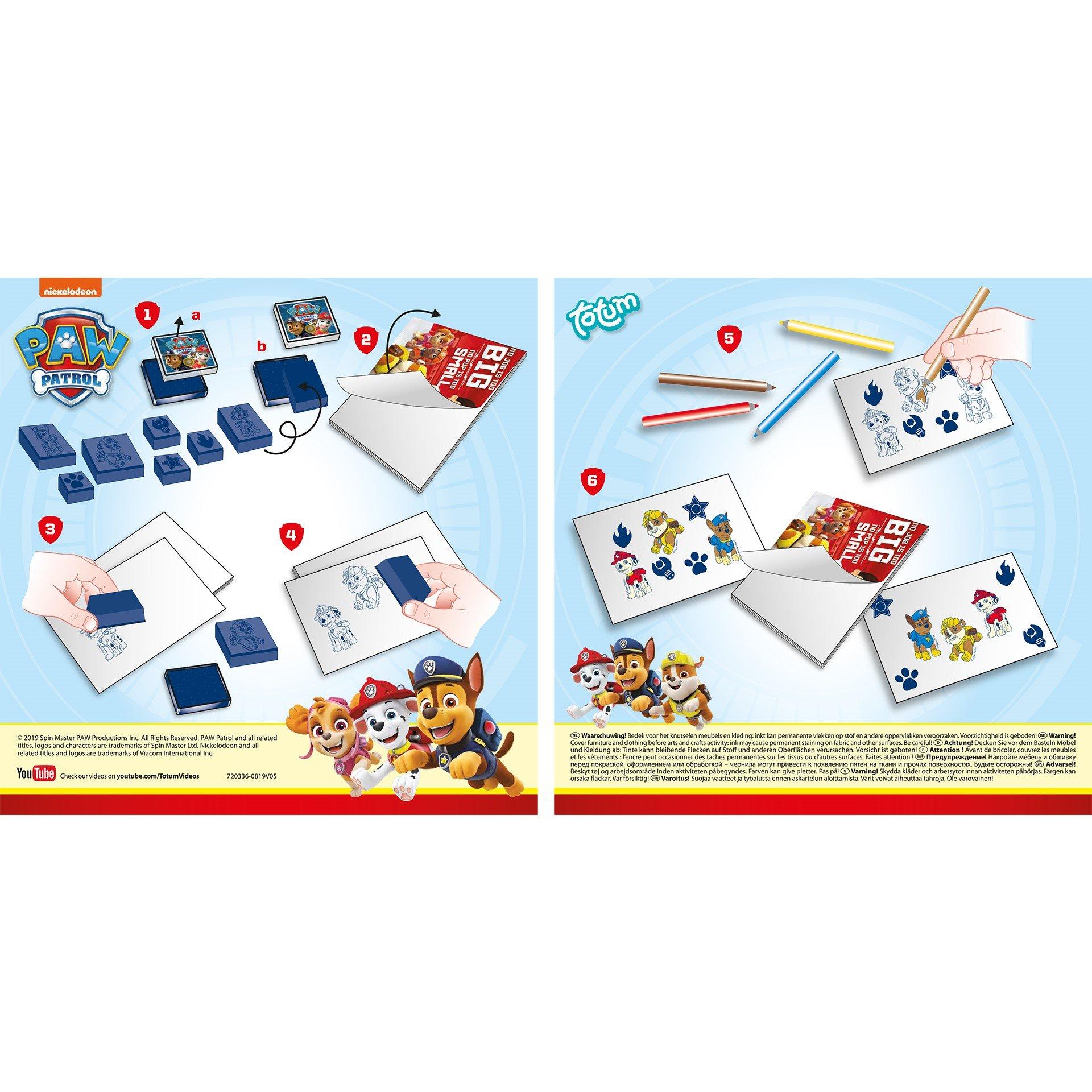 No Colour - totum - Paw Patrol Stamp Set - 3