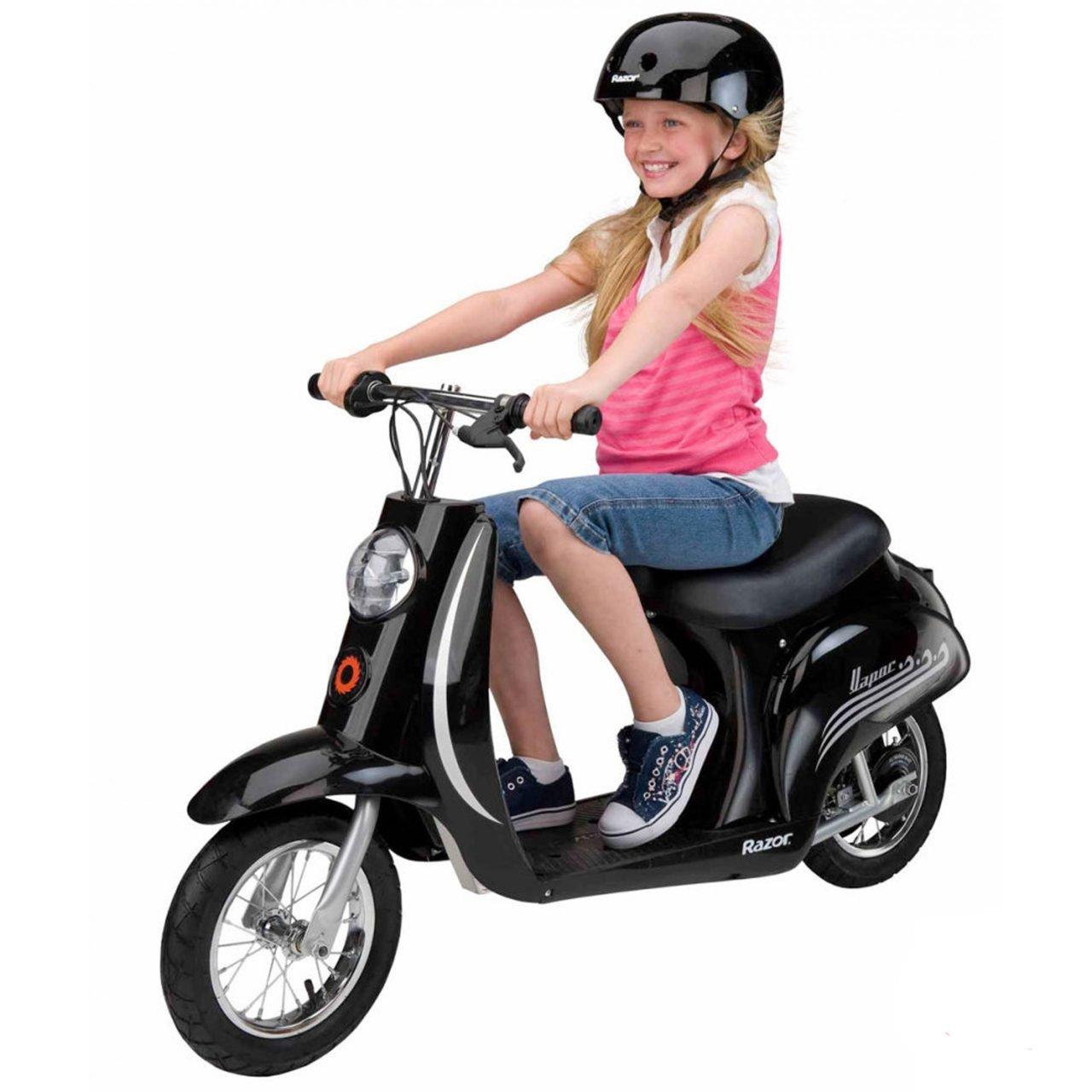Black - Razor - Vapour Pocket Mod Scooter - Black 24 Volt - 1