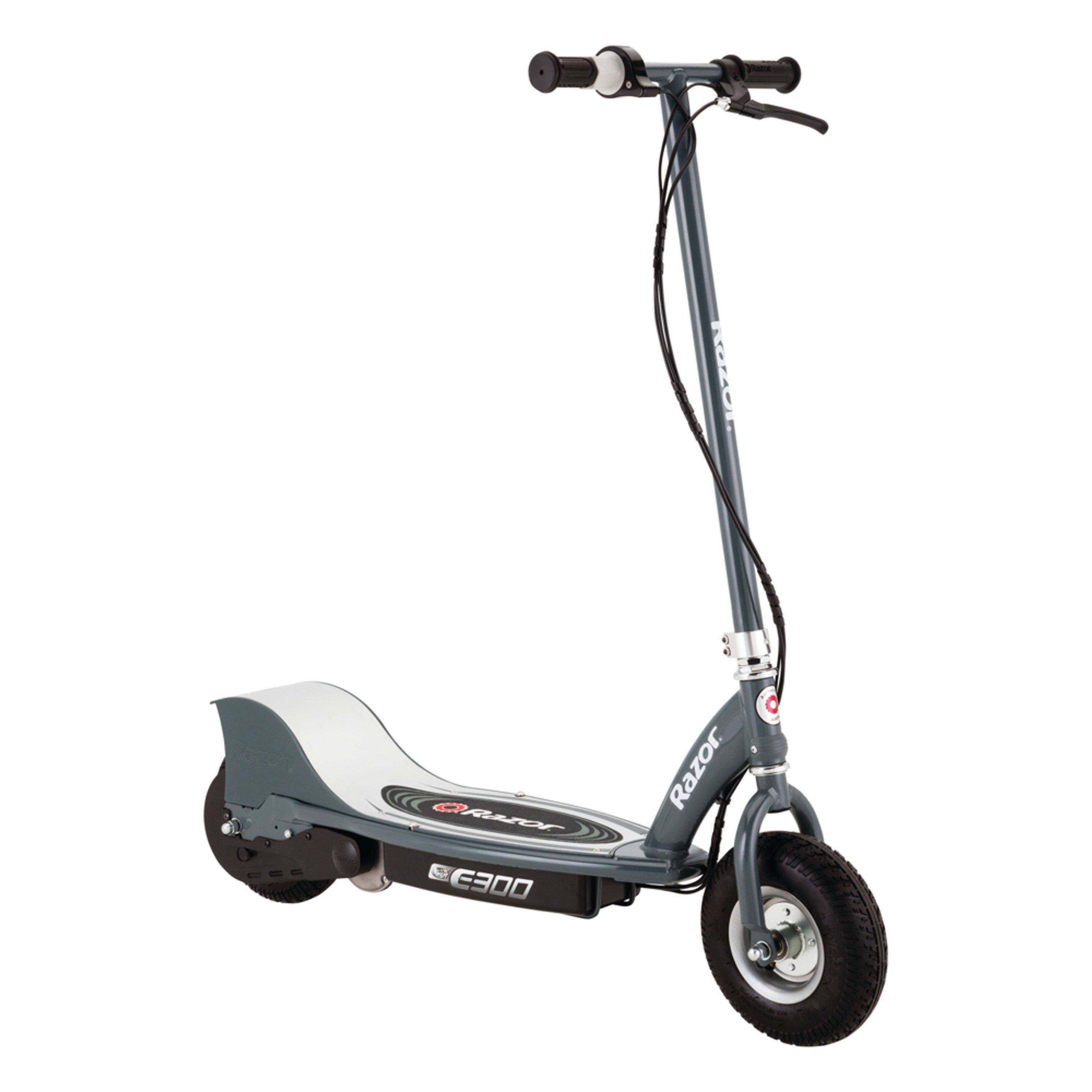 Grey - Razor - E300 Electric Scooter 24 Volt Scooter - Matt Grey - 1