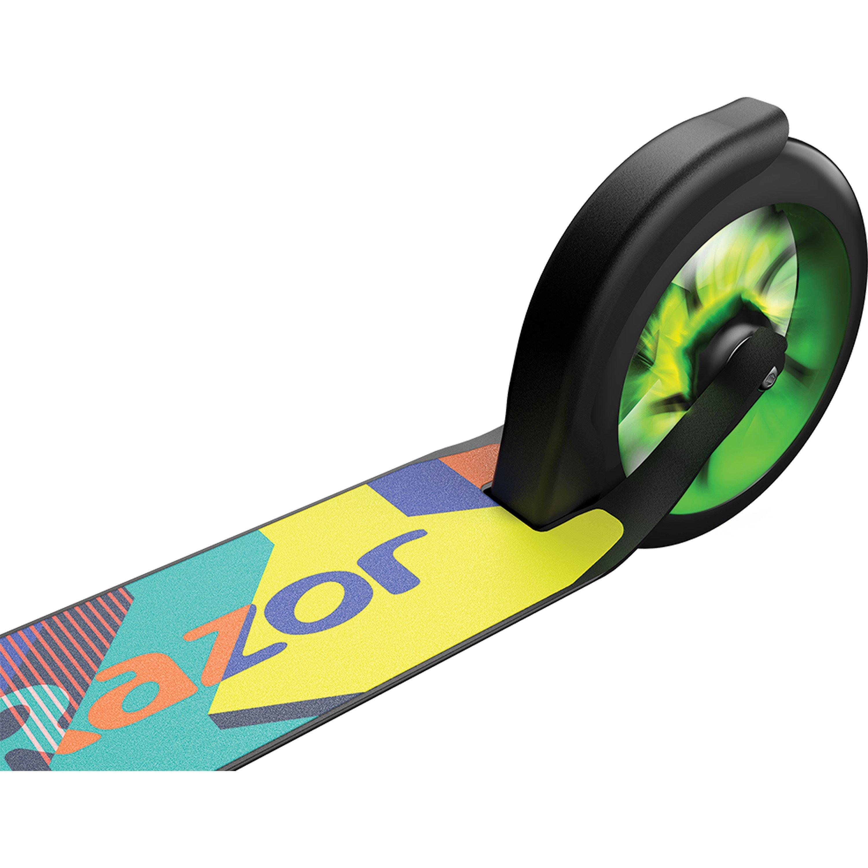 Razor A5 LUX Lighted Scooter - Green | Sports Direct