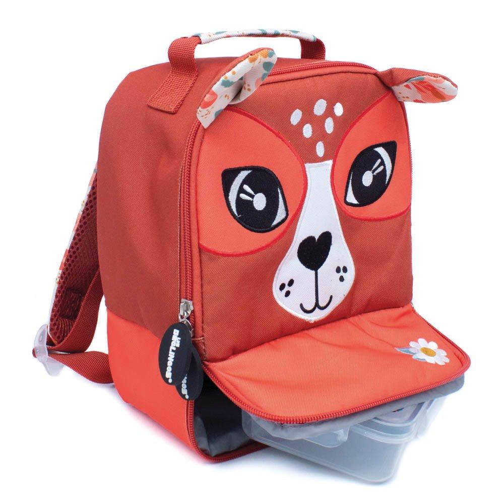 Red - Les Delingos - Melimelos The Deer Picnic Bag with Lunch Box - 5