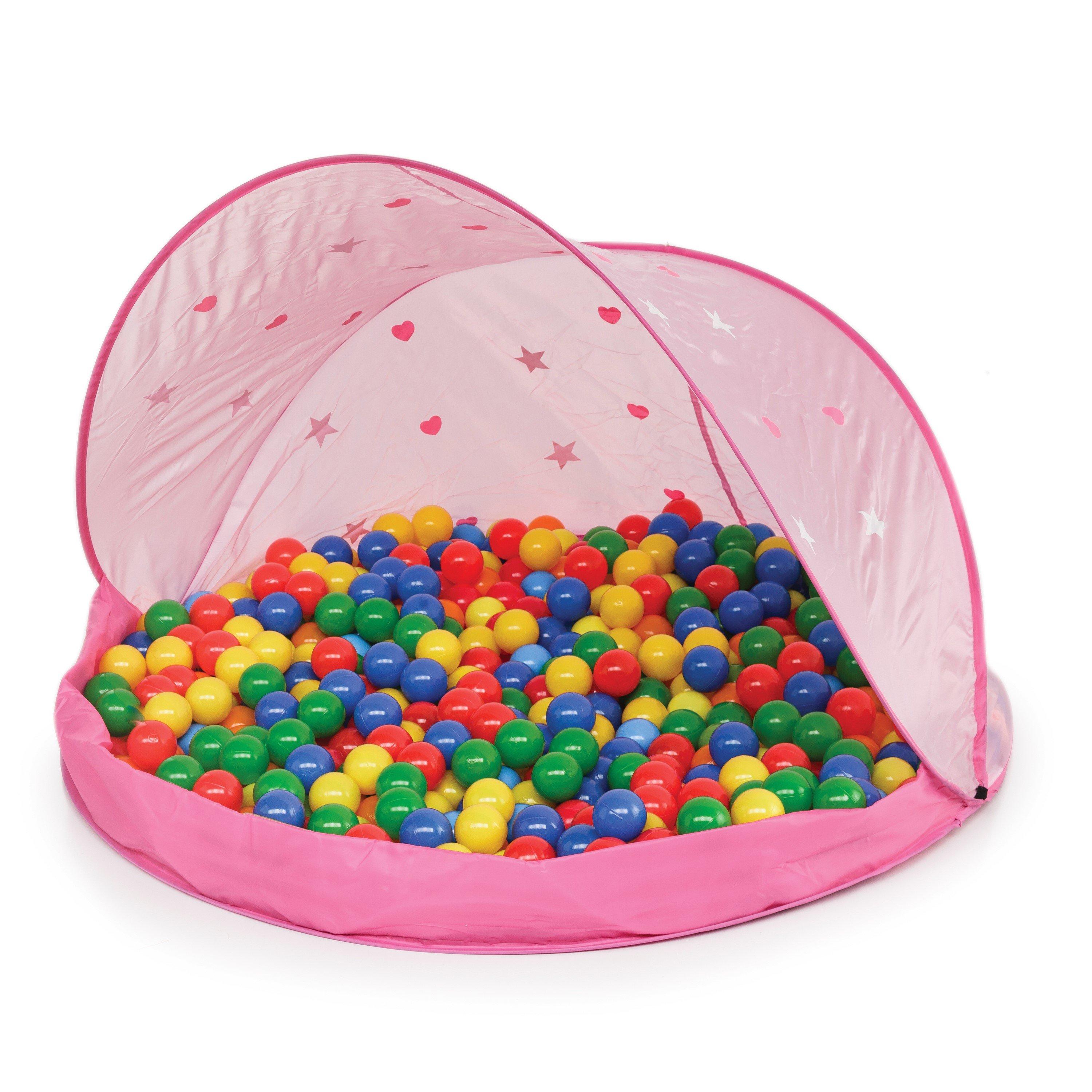 Pink - PARADISO TOYS - Pink Tent and 50 Balls - 2