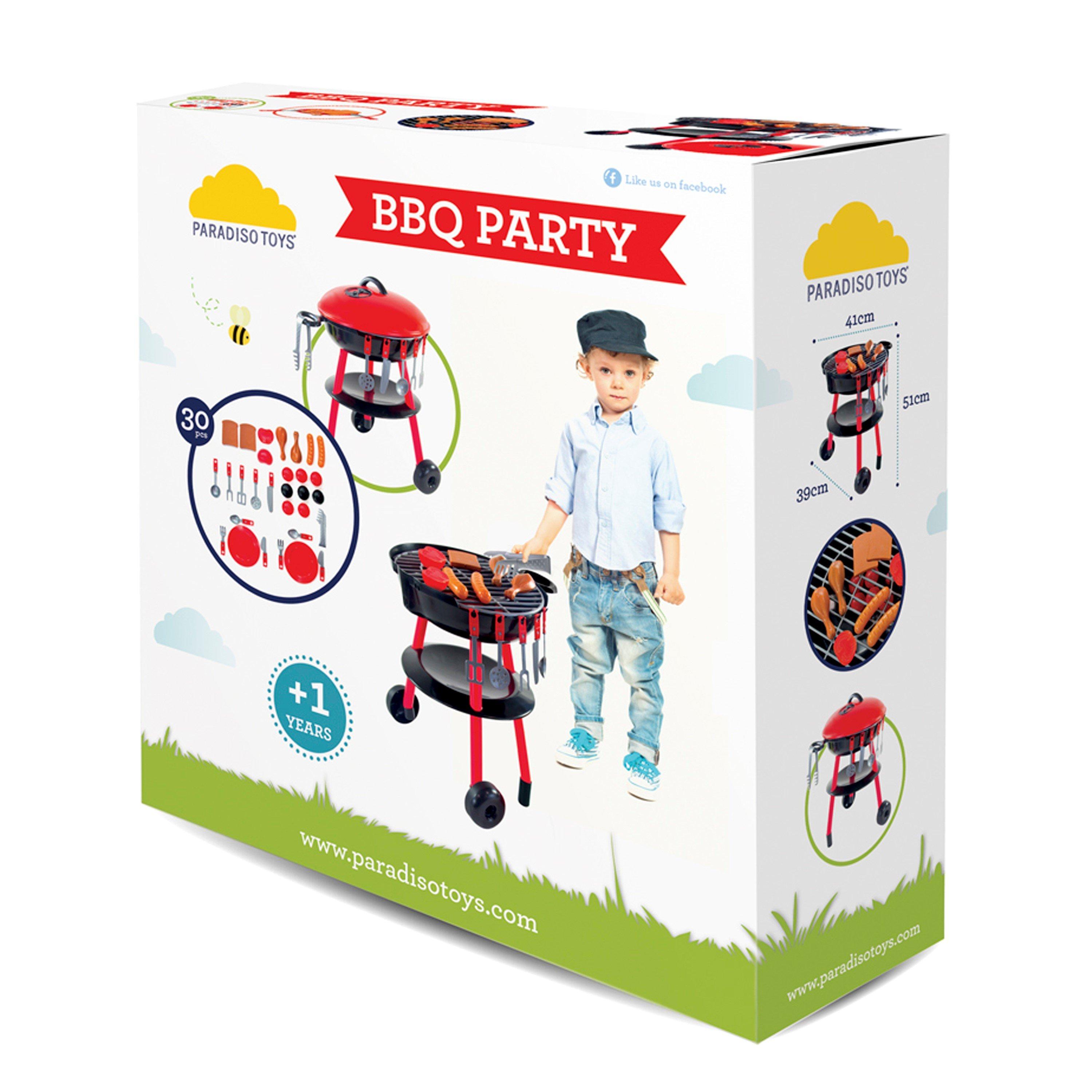 Multi - PARADISO TOYS - Toy BBQ Party Set - 6