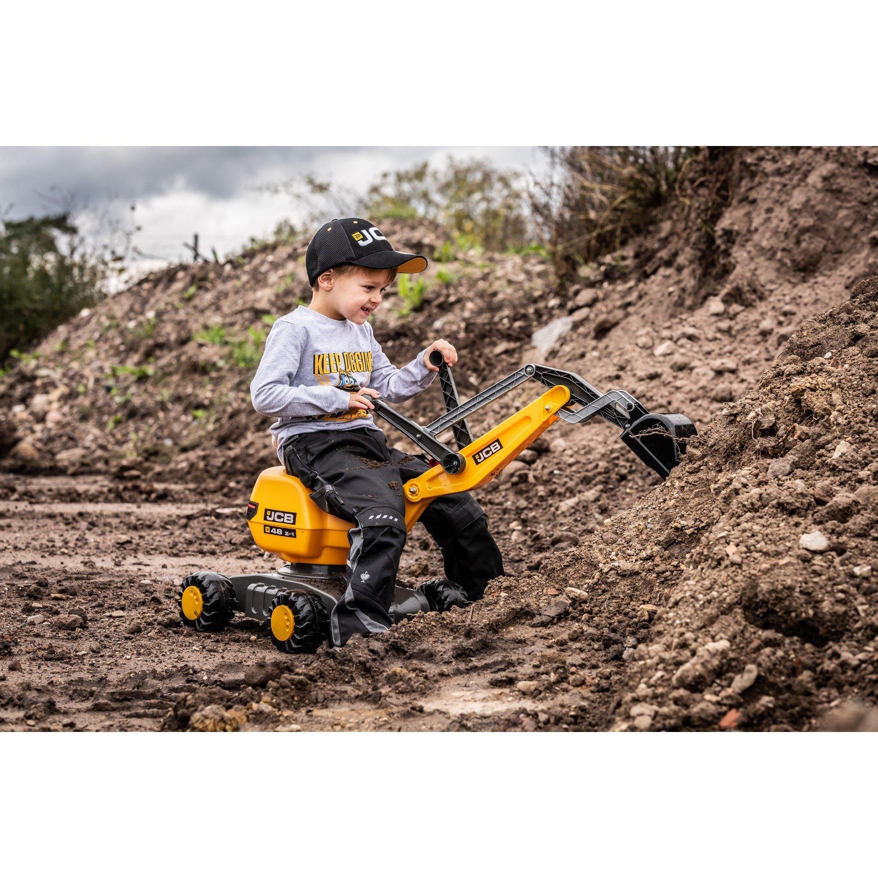 Yellow - rolly toys - JCB Mobile 360 Degree Excavator - 5