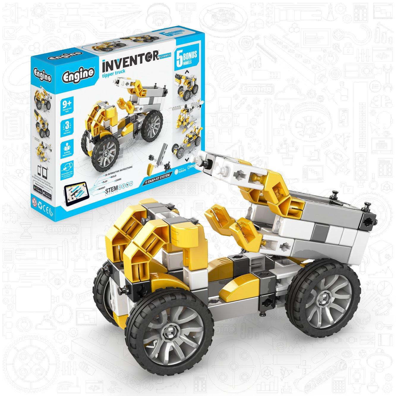 Multi - Engino - Inventor Mechanics Tipper Truck - 5 Models - 1