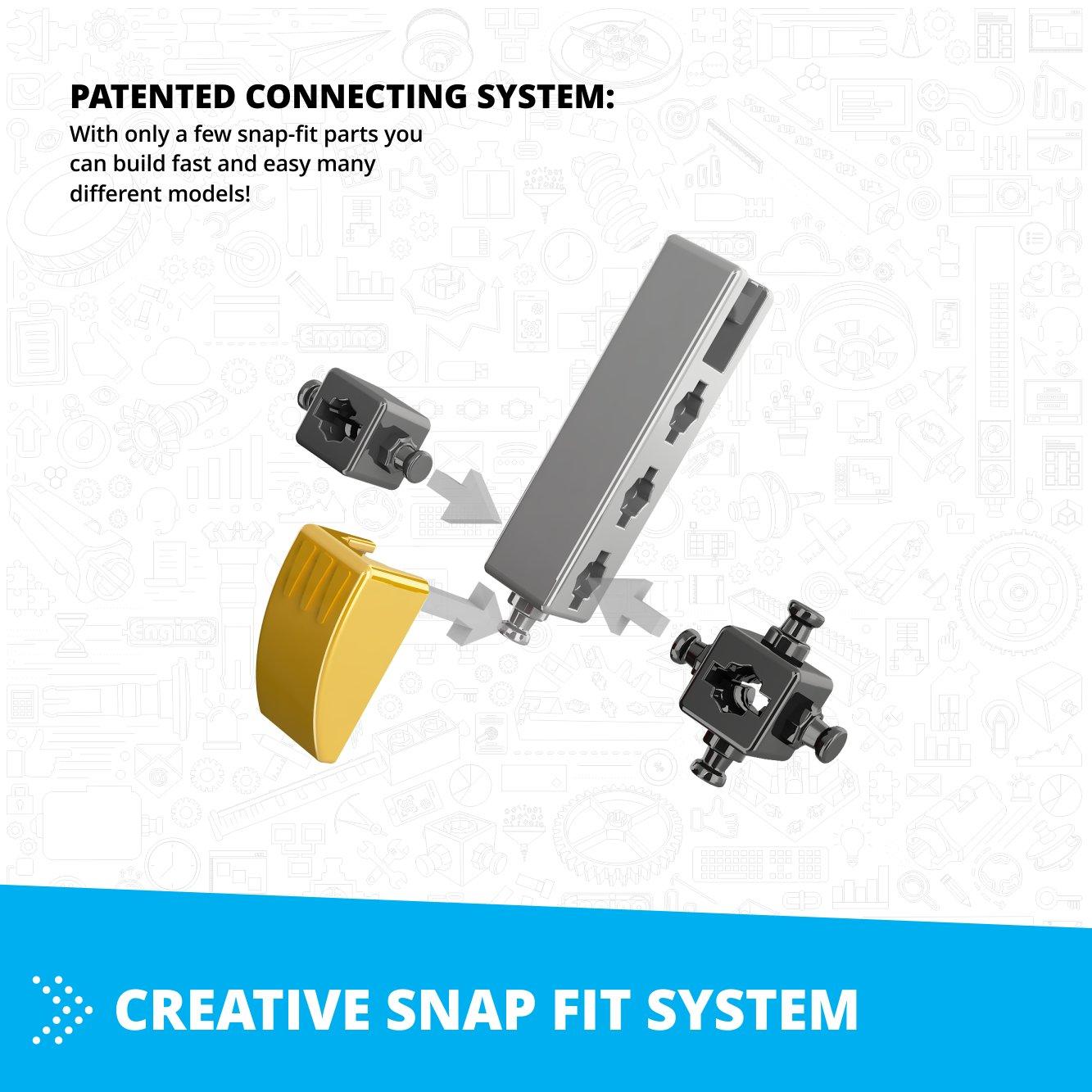 Multi - Engino - Inventor Mechanics Tipper Truck - 5 Models - 6