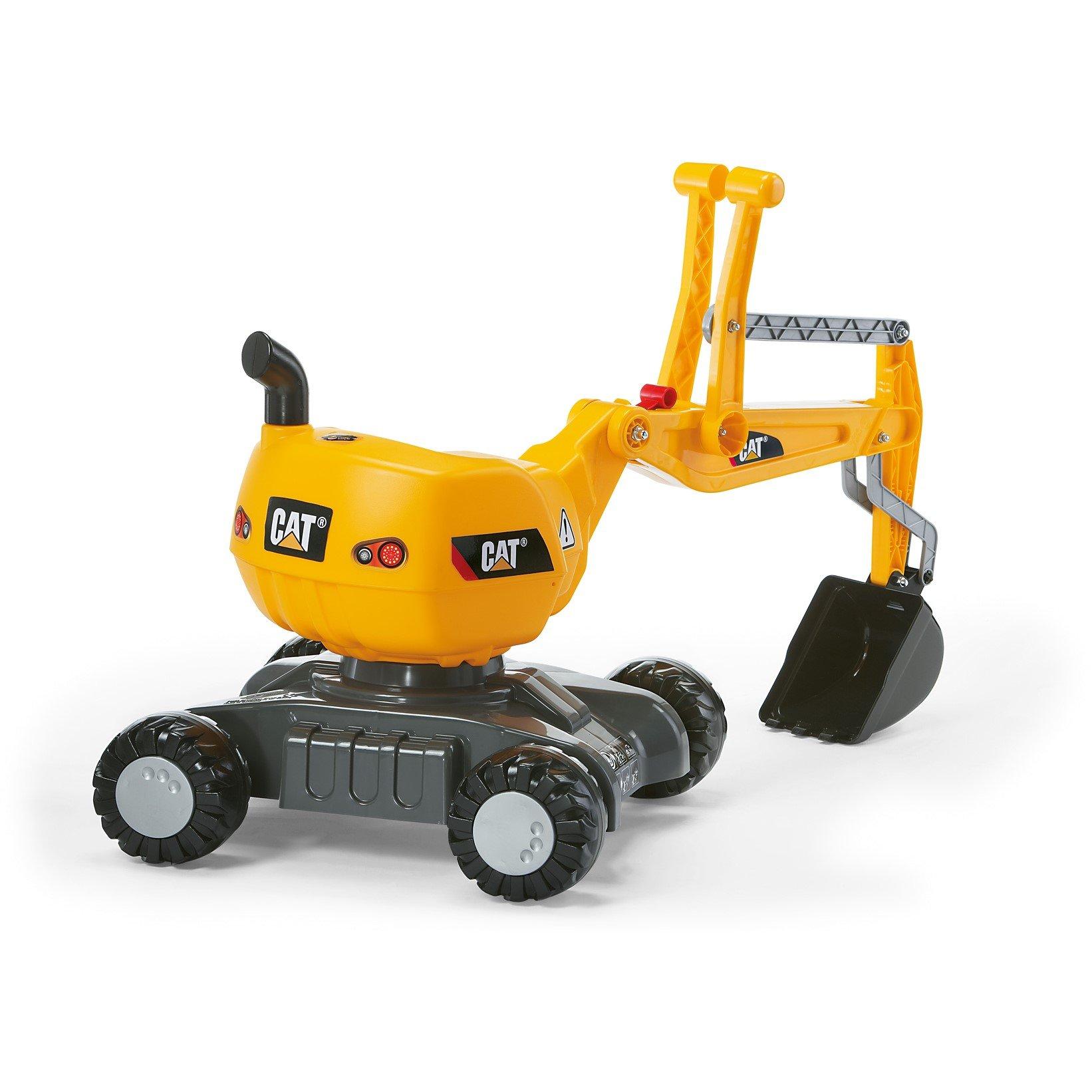 Yellow - rolly toys - Caterpillar Mobile 360 Degree Excavator - 2