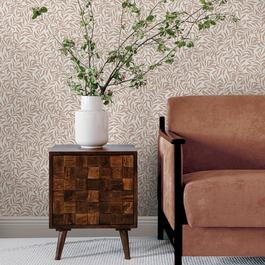 Wall Pops Self Adhesive Wallpaper Wisley Terracotta