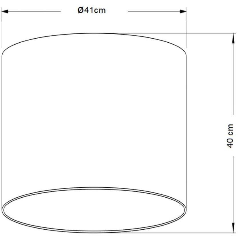 Black - K Living - Black Velvet Drum Lampshade for Lamps and Ceiling - 3