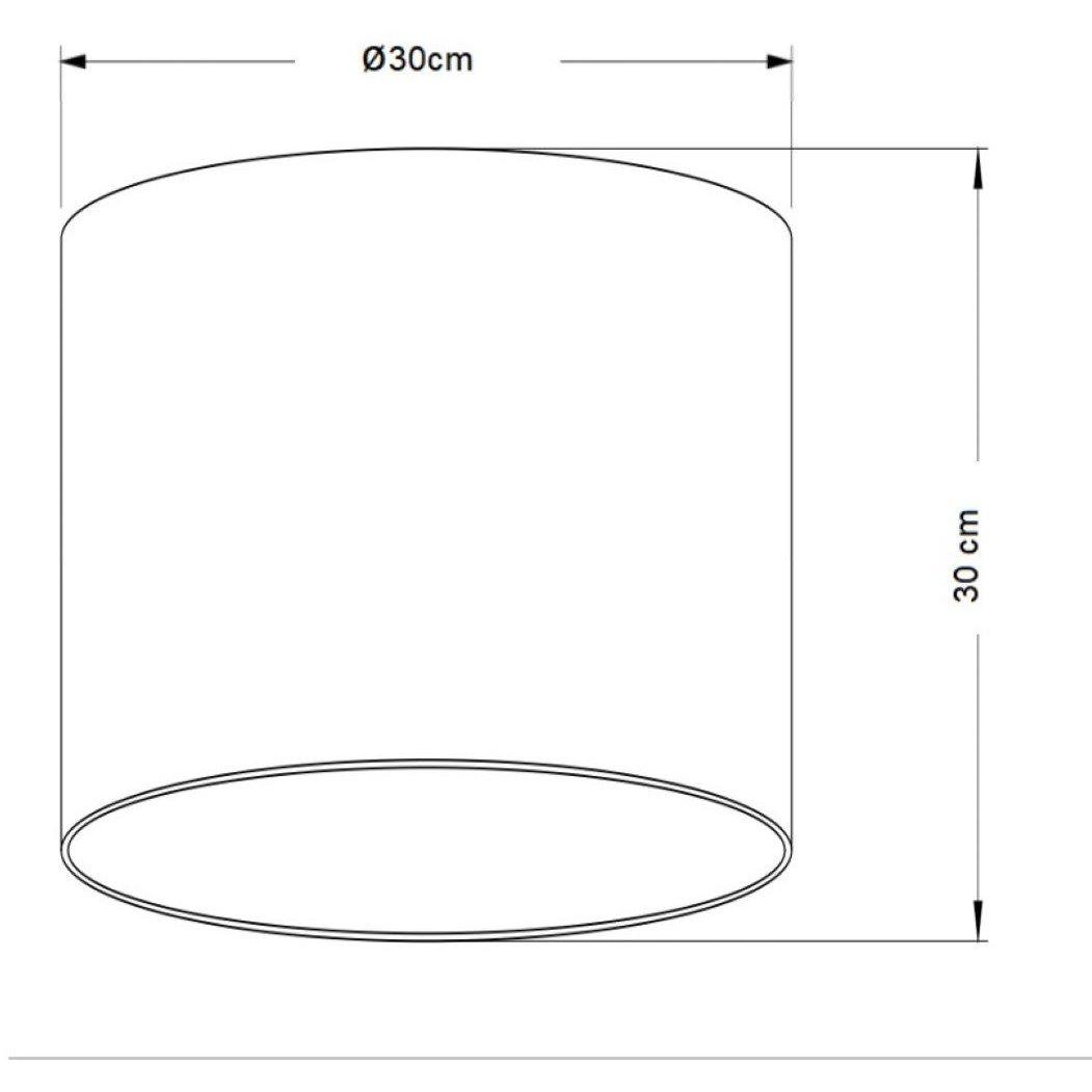 Grey - K Living - Grey Velvet Drum Lampshade for Lamps and Ceiling - 3