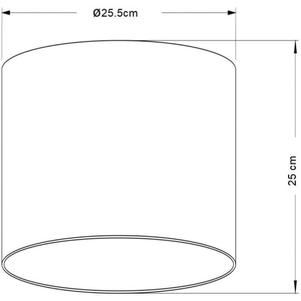 Grey - K Living - Grey Velvet Drum Lampshade for Lamps and Ceiling - 5