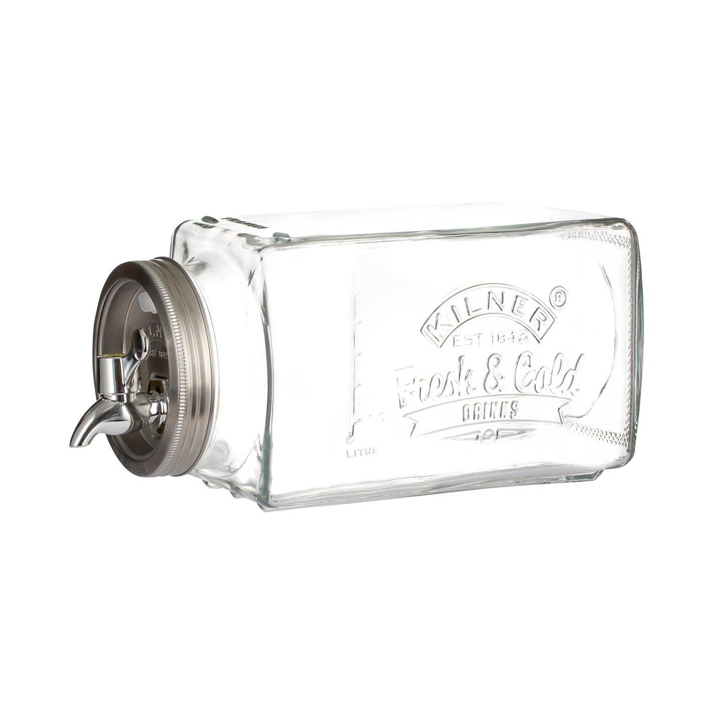 Clear - Kilner - Fridge Dispenser 3 Litre - 1
