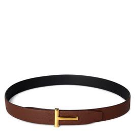 Tom Ford Men'S Leather T Belt