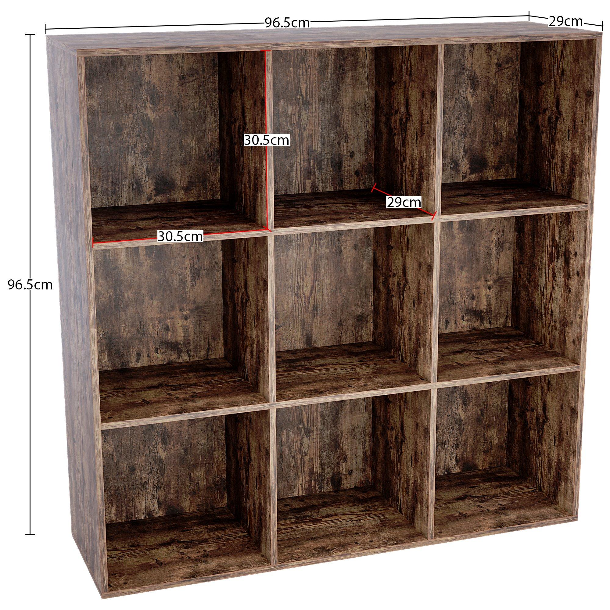 Black - Lassic - 3x3 Cube Storage Unit DB + Set of 5 Storage Cubes - 2