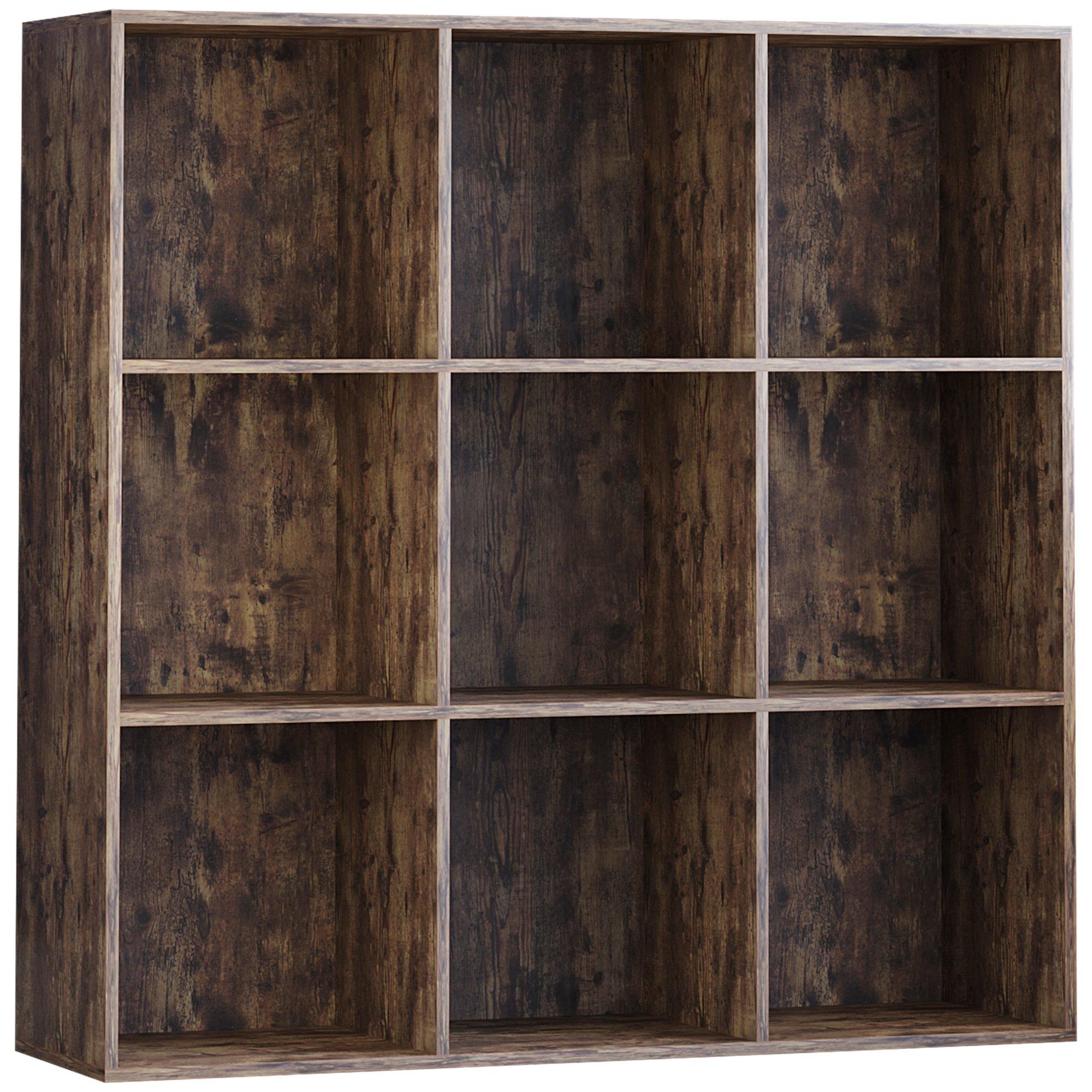 Black - Lassic - 3x3 Cube Storage Unit DB + Set of 5 Storage Cubes - 9