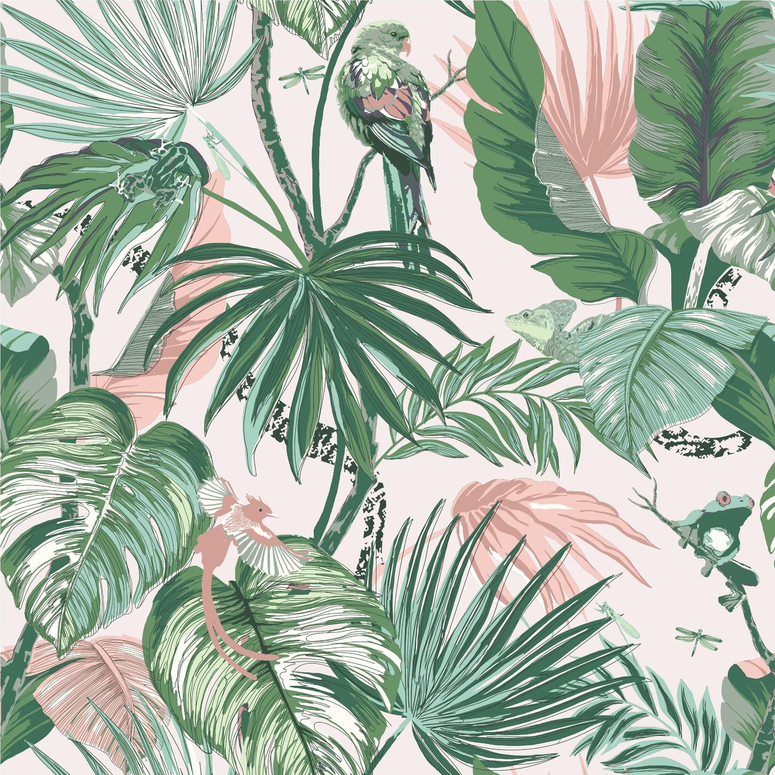 Jade - furn. - Amazonia Rainforest Duvet Set - 7