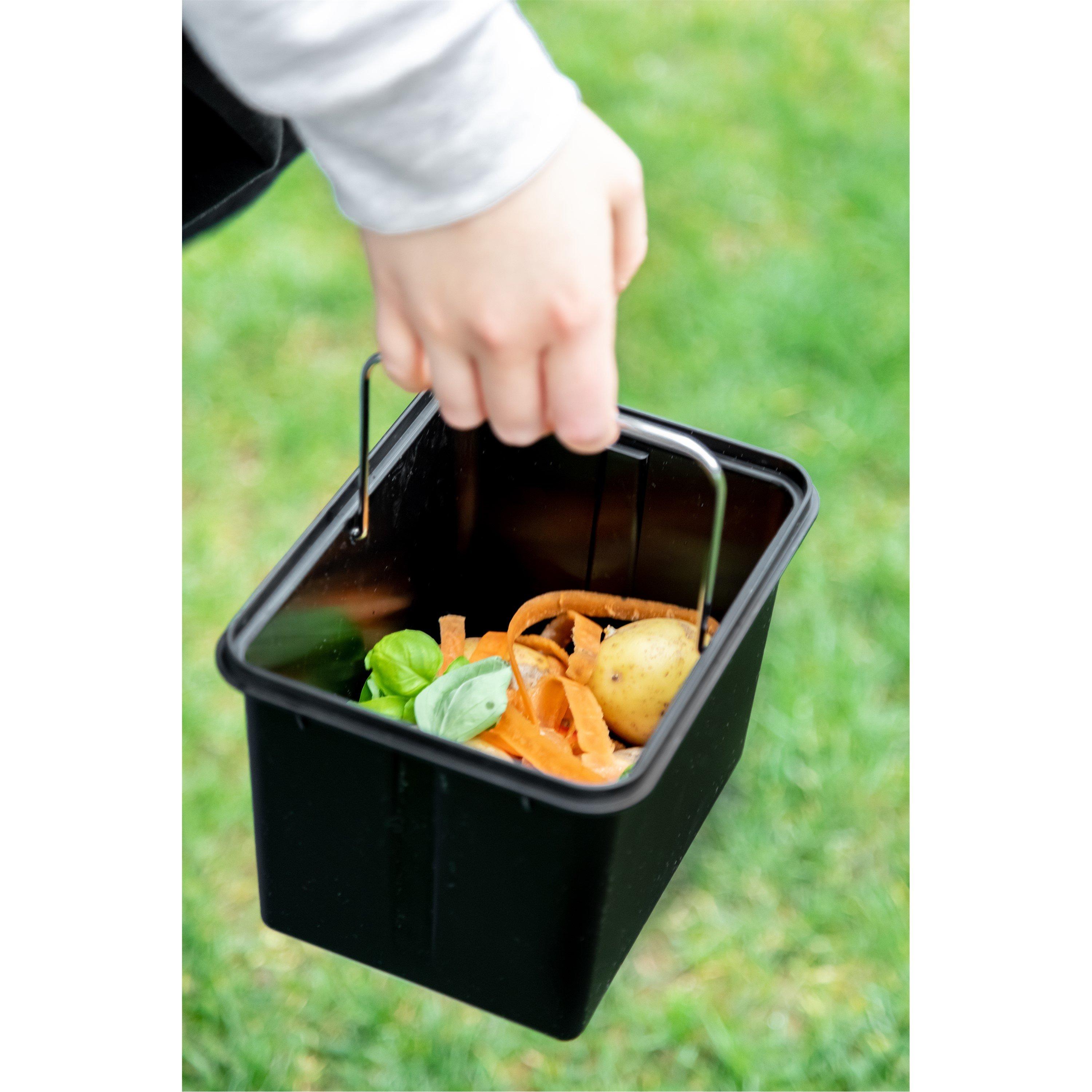 Silver - MasterClass - MasterClass Stainless Steel Compost Bin with Lid - 2