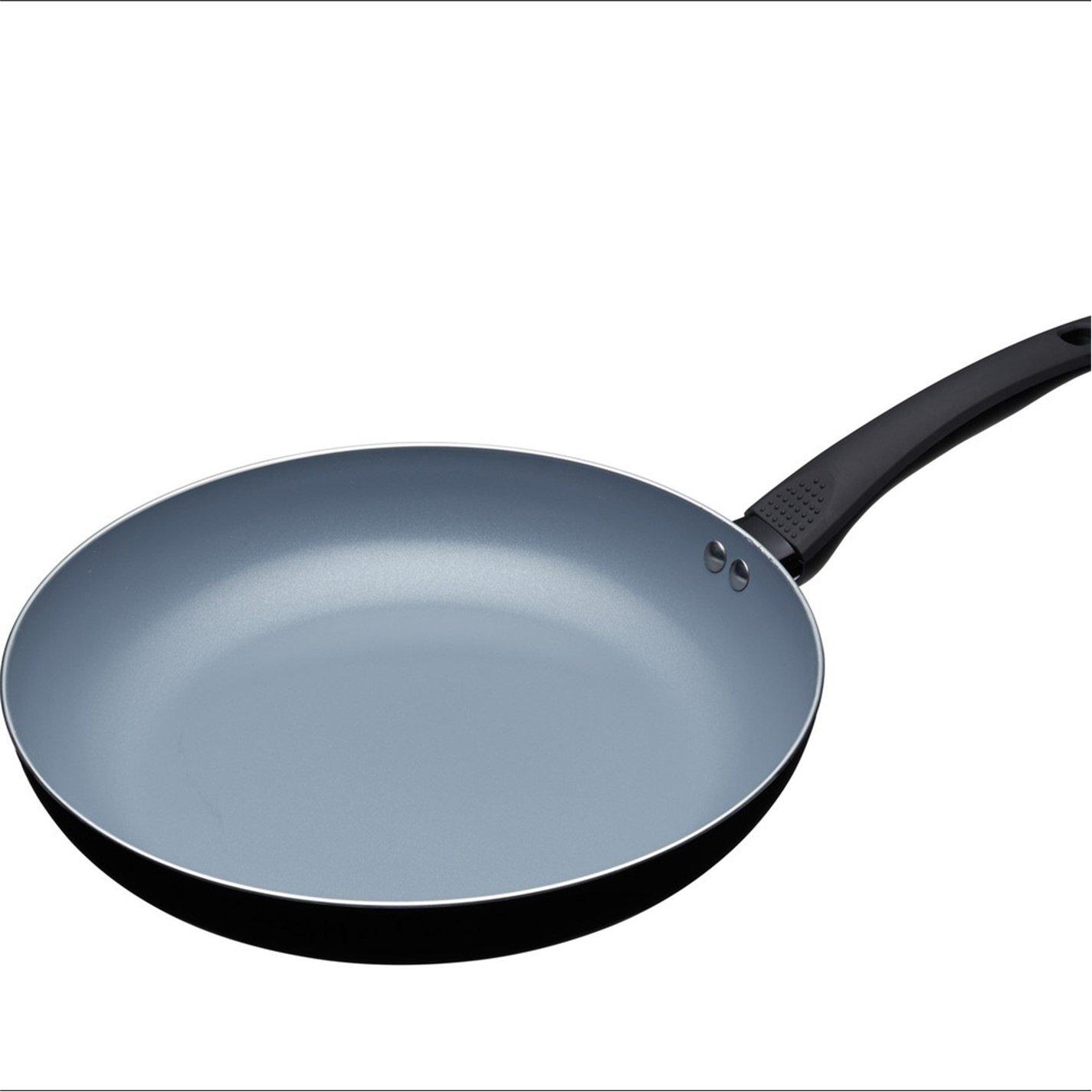 Masterclass  Ceramic Non-Stick Eco Fry Pan, 30Cm - Black - 49.4x30cm