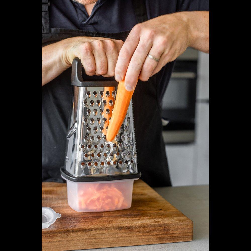 Silver - MasterClass - MasterClass Stainless Steel Four Sided Box Grater - 4