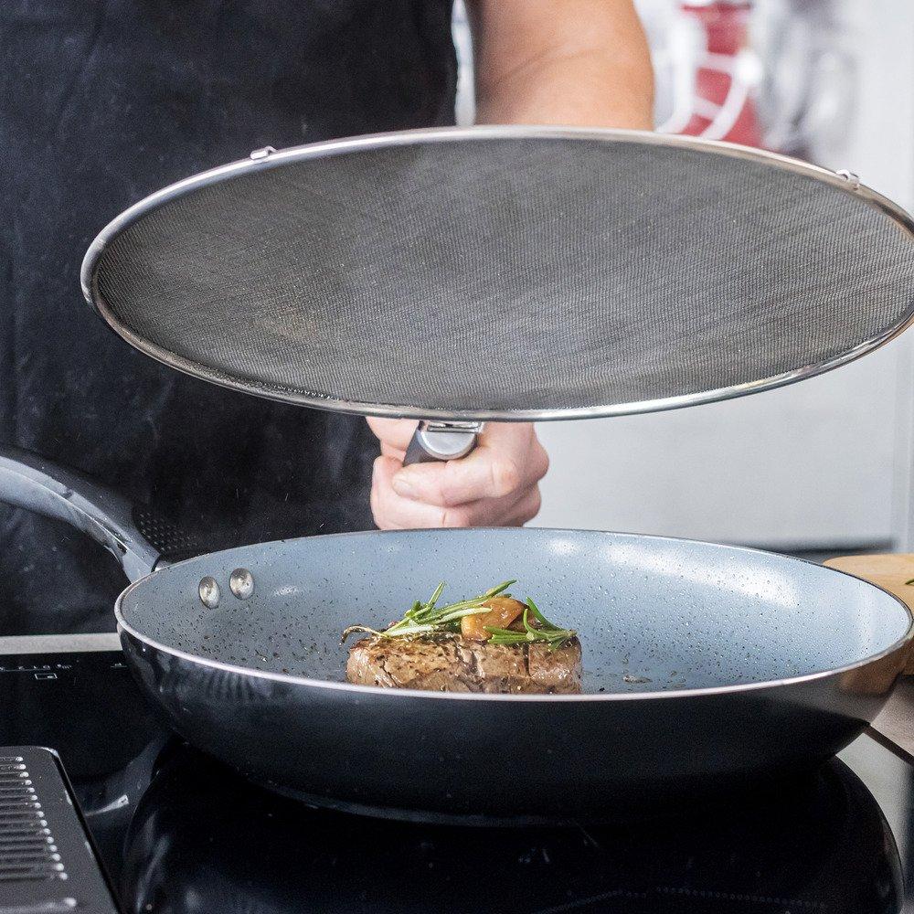 Silver - MasterClass - MasterClass Odour Absorbing Splatter Guard - 5