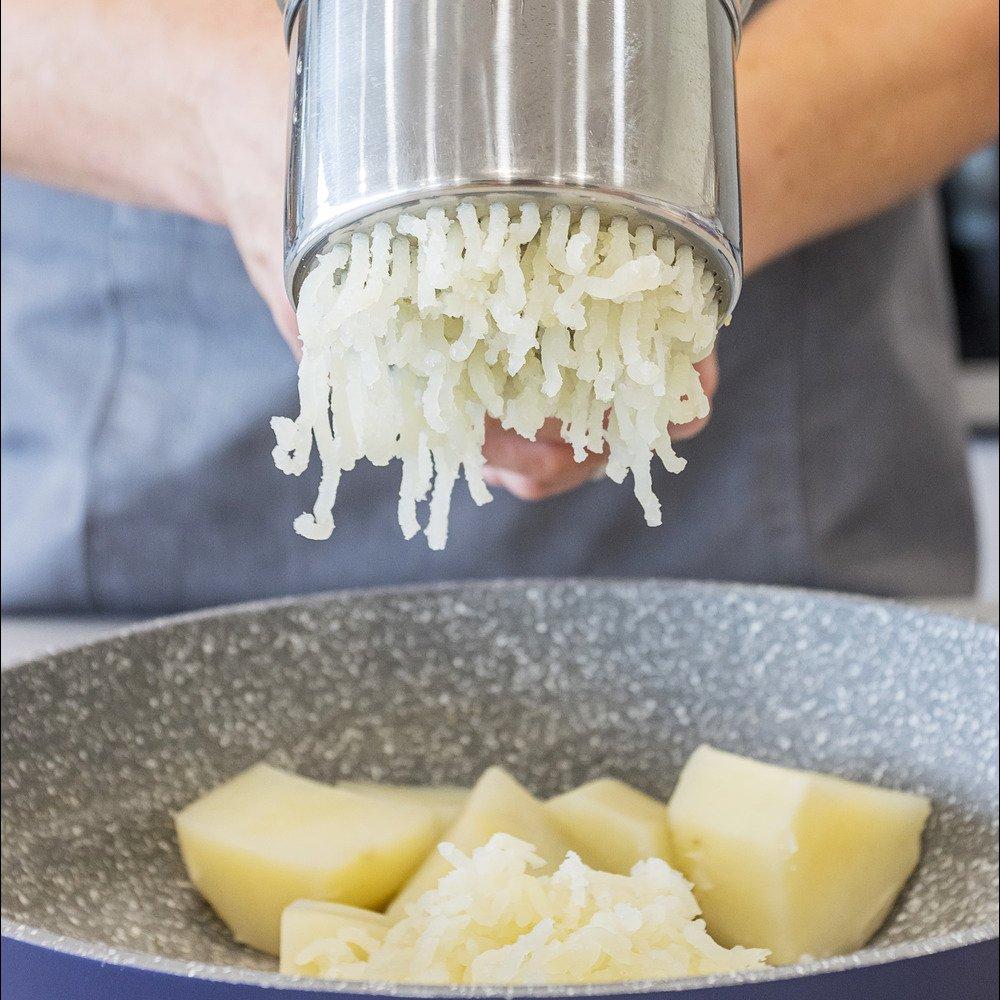 Silver - MasterClass - Deluxe Stainless Steel Potato Ricer - 5