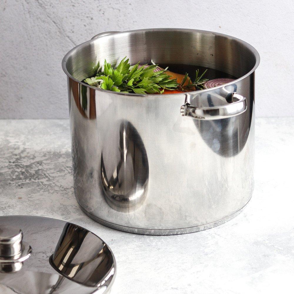 Silver - MasterClass - MasterClass Stainless Steel Stockpot, 5.5L - 3