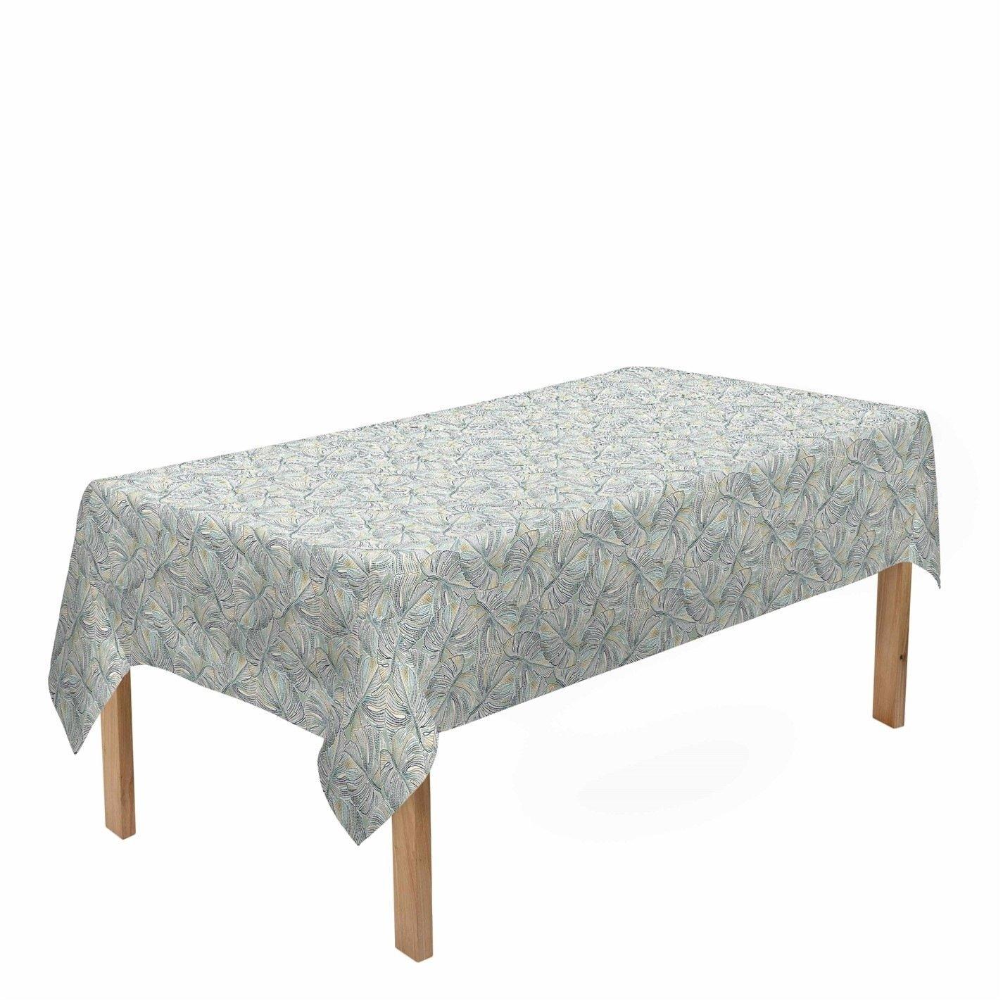Light Green - Alan Symonds - Monstera Tablecloth 150cm x 215cm Oblong - 1