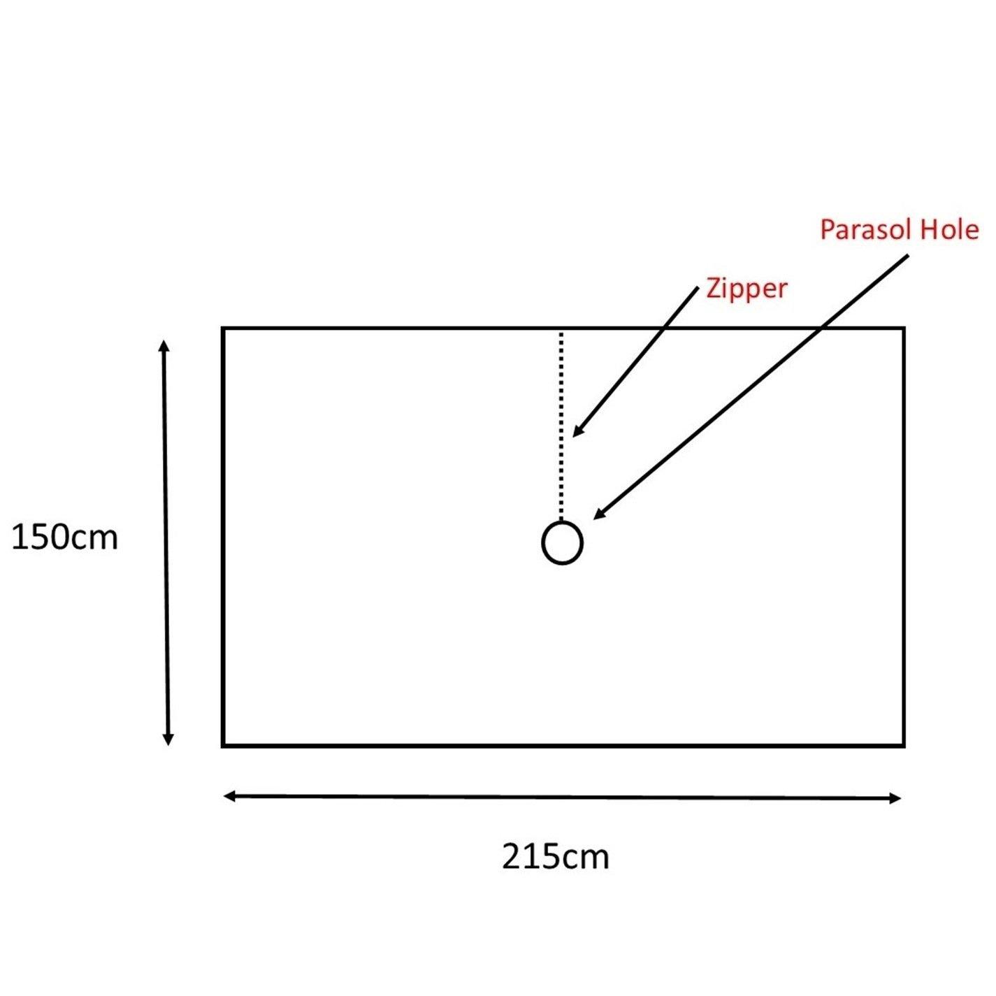 Light Green - Alan Symonds - Monstera Tablecloth 150cm x 215cm Oblong - 3