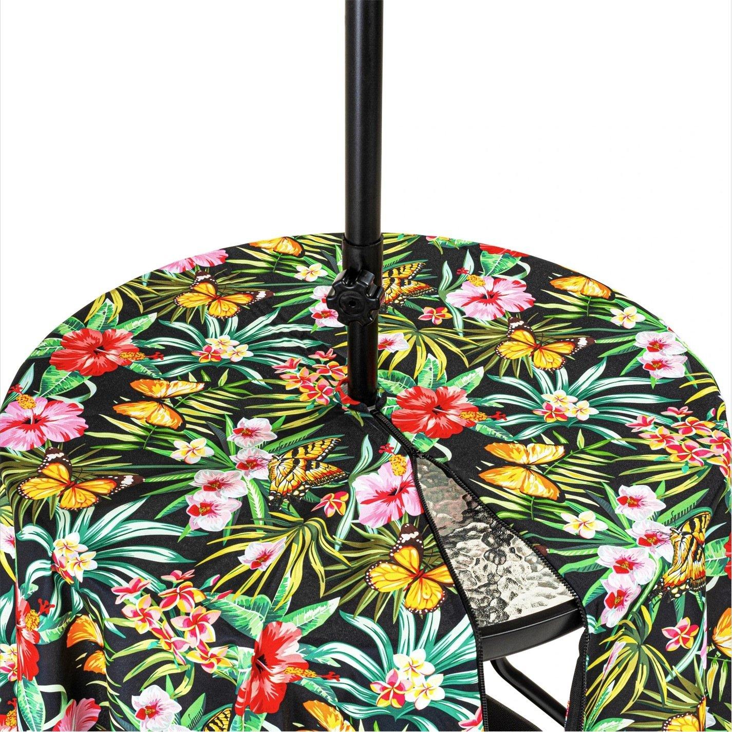 Multi - Alan Symonds - Flutterby Tablecloth 180cm Diameter Round - 2