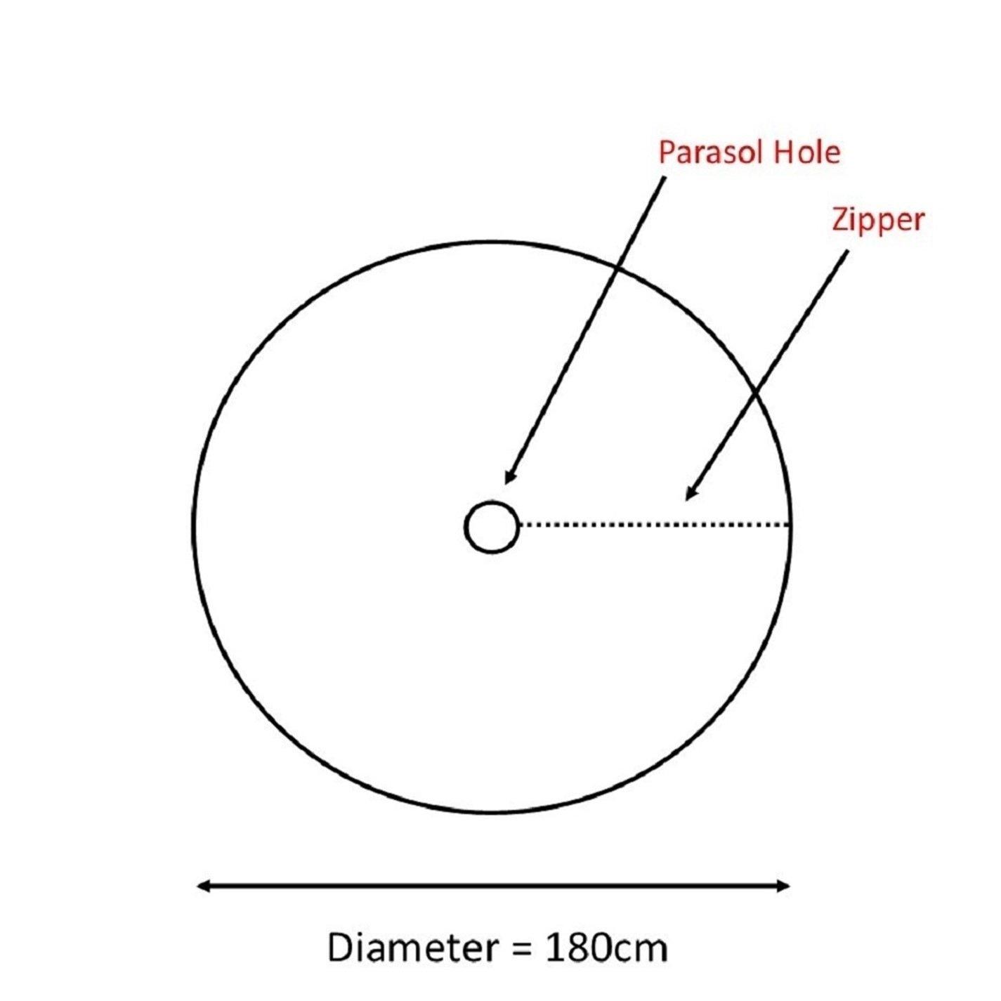 Multi - Alan Symonds - Flutterby Tablecloth 180cm Diameter Round - 4