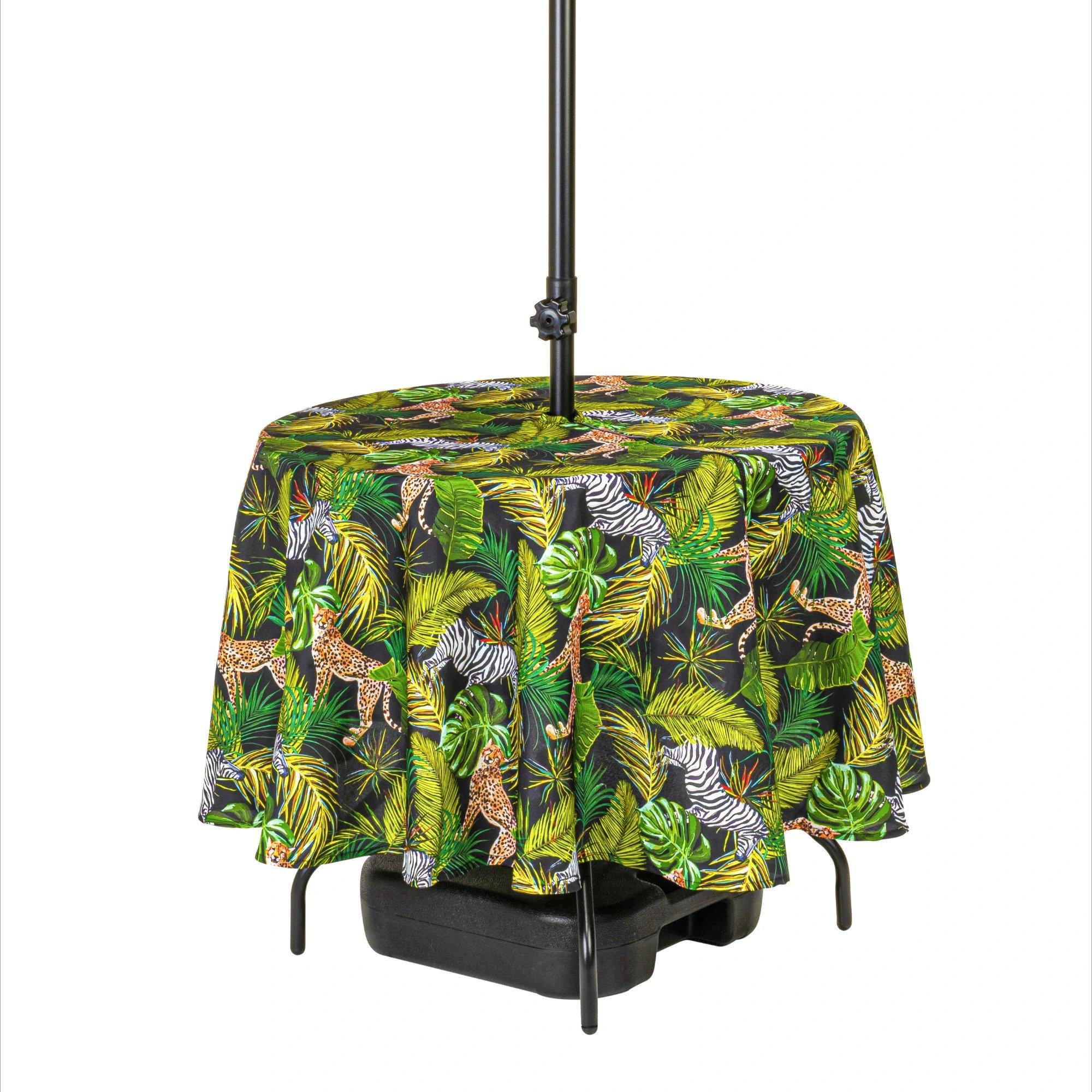 Green - Alan Symonds - Safari Tablecloth 180cm Diameter Round - 1