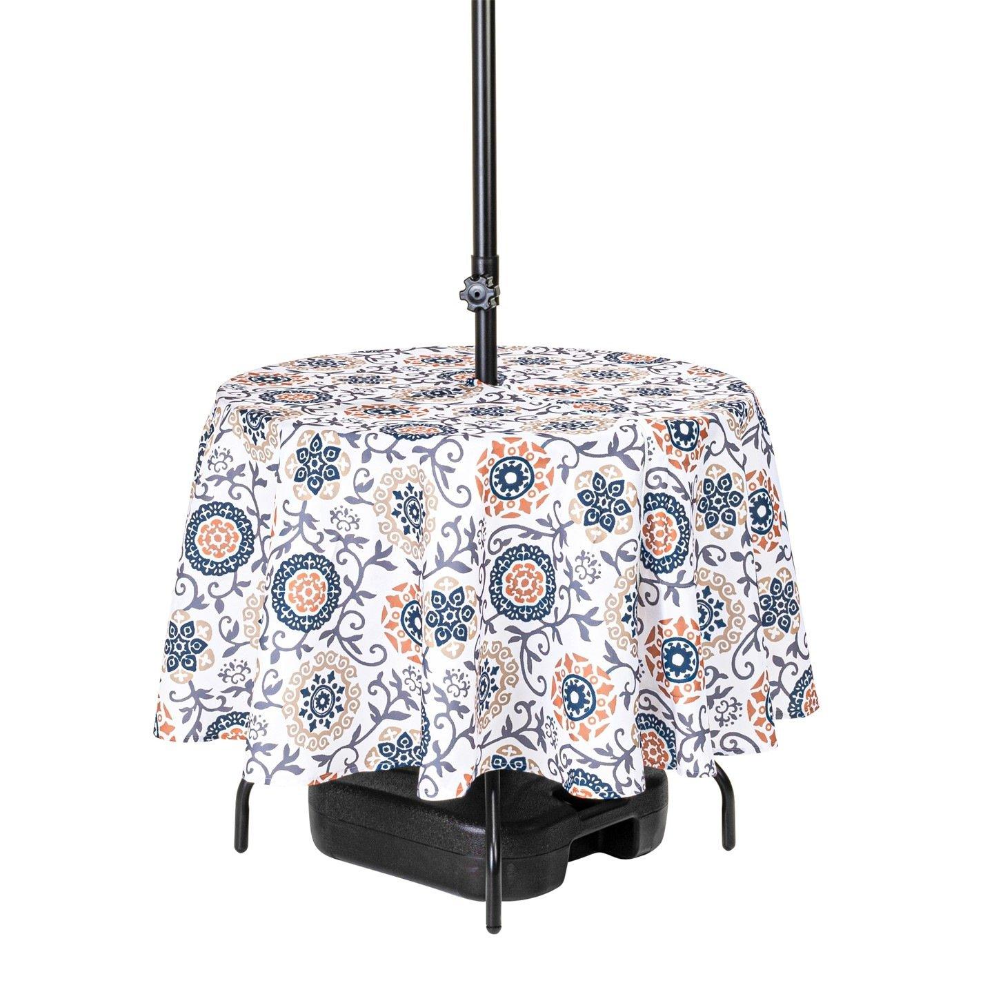 Beige - Alan Symonds - Athens Tablecloth 180cm Diameter Round - 1